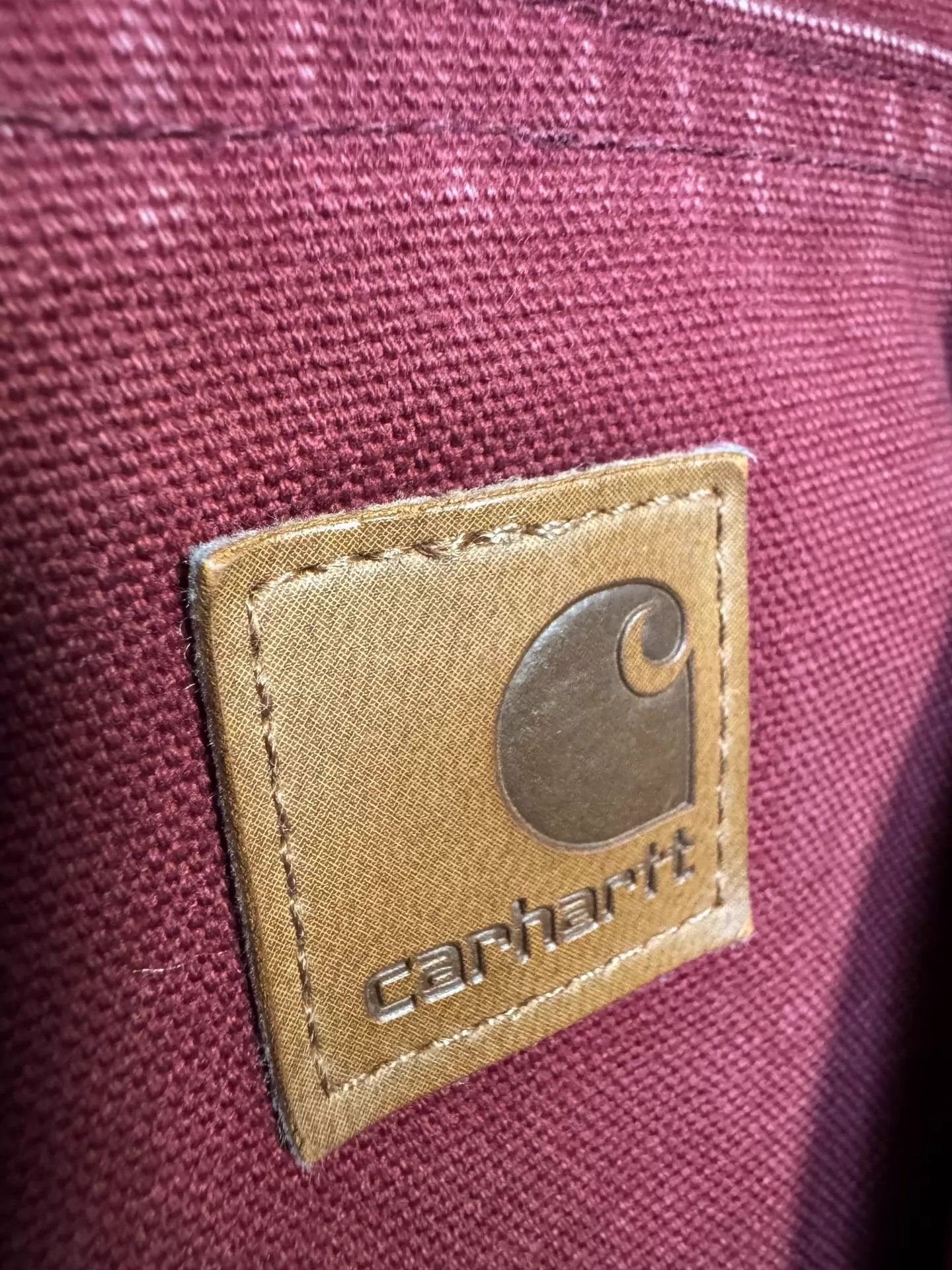 Carhartt Vintage Carhartt J130 DKR Red XL Hooded Work Jacket Size US XL / EU 56 / 4 - 7 Thumbnail