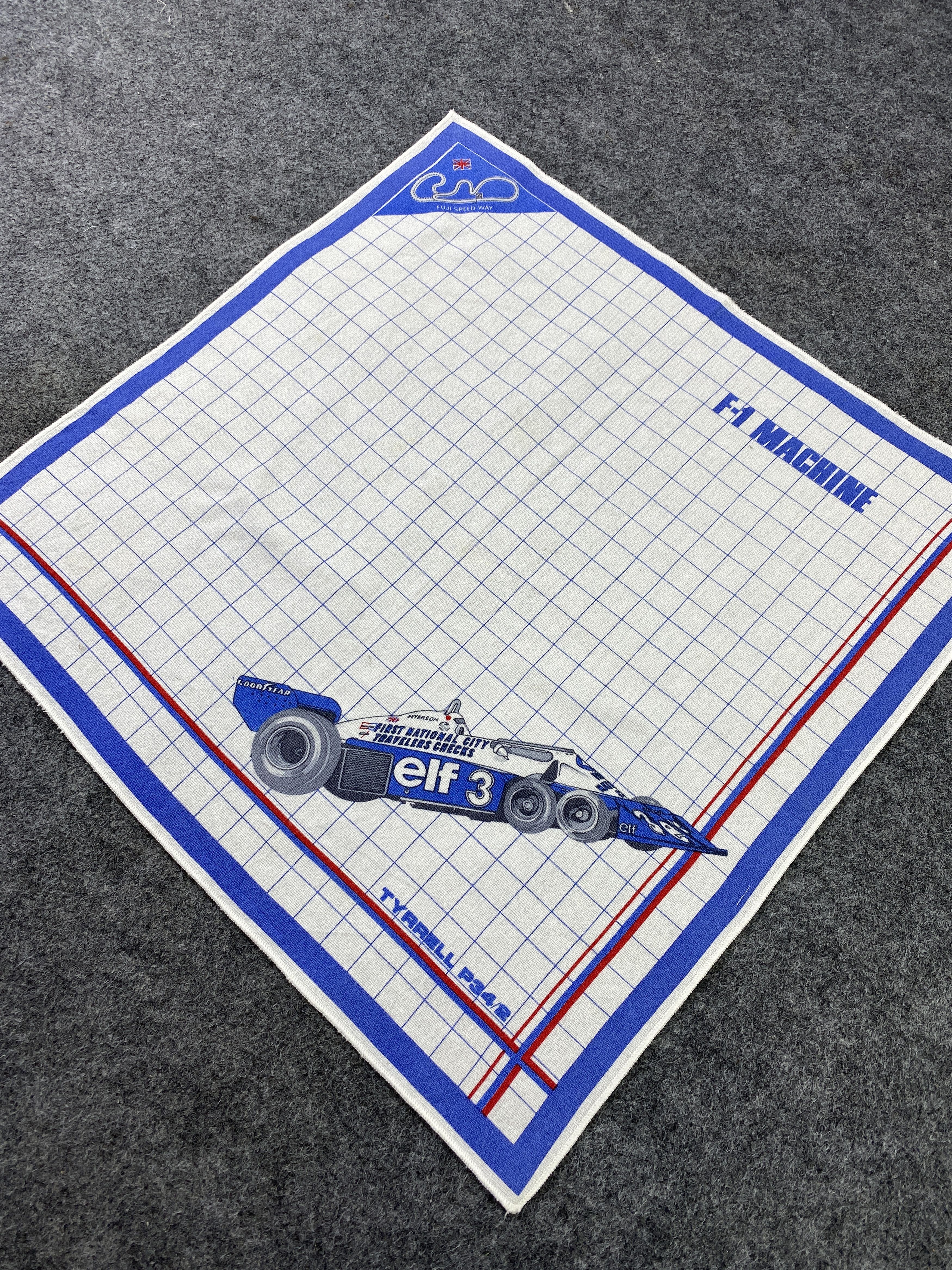 Japanese Brand F1 Fuji Handkerchief / Bandana / Neckerchief-B350 Size ONE SIZE - 2 Thumbnail
