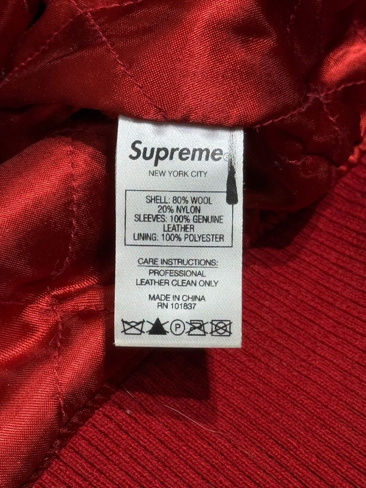 Supreme Supreme Team Varsity Wool Jacket Size US M / EU 48-50 / 2 - 4 Thumbnail