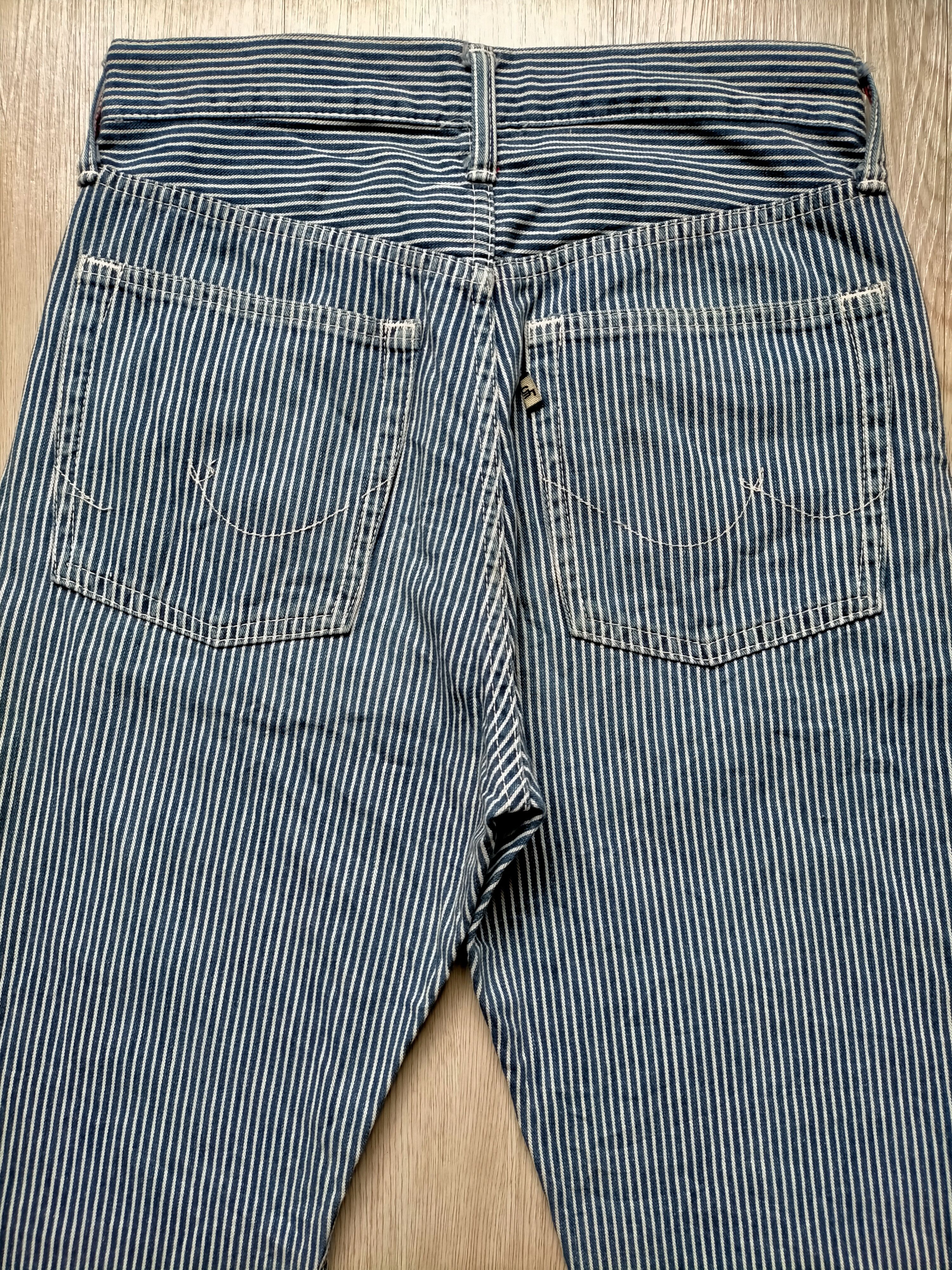 45rpm 45rpm Hickory Stripe Japan Denim pants Size US 28 / EU 44 - 7 Thumbnail