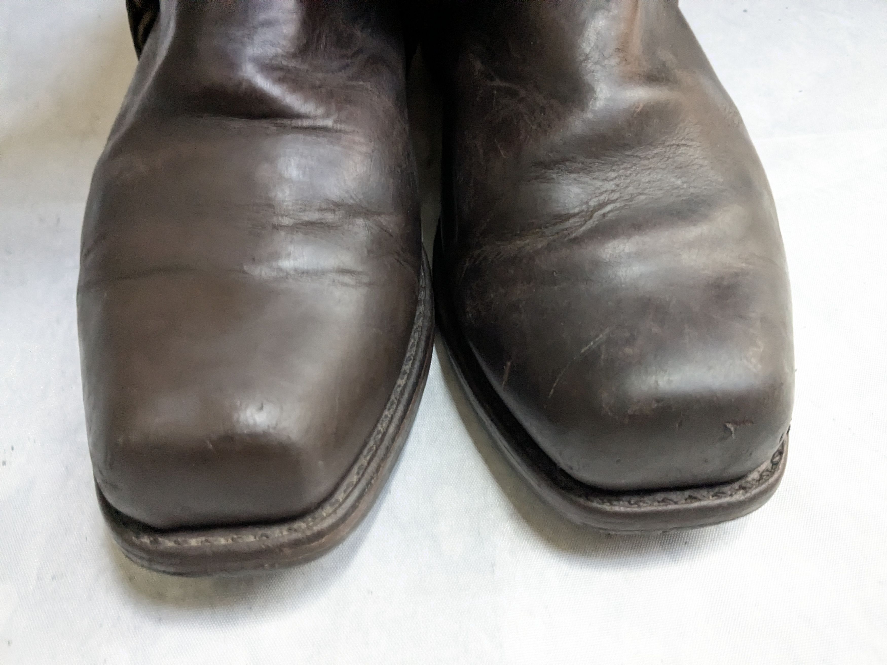 Frye Frye Harness Boots Brown 10.5 M Leather Buckle Strap Size US 10.5 / EU 43-44 - 3 Thumbnail
