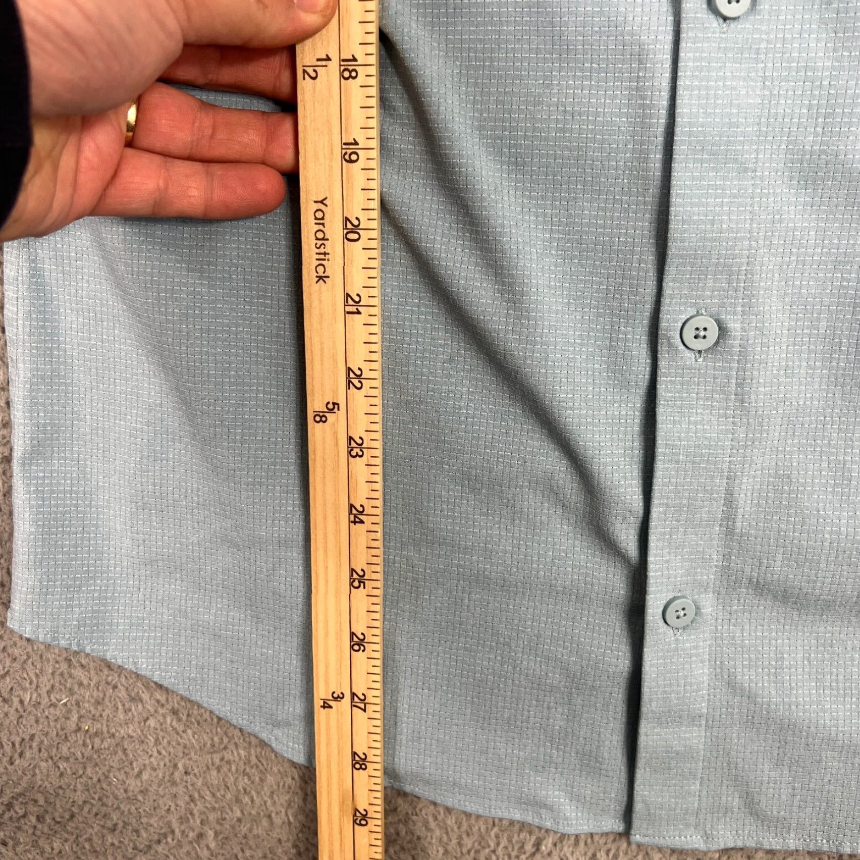 Lululemon Lululemon Airing Easy Short Sleeve Button-Up Shirt Mens M Blue Lightweight Breathable Quick Dry Vented Logo Size US M / EU 48-50 / 2 - 4 Thumbnail
