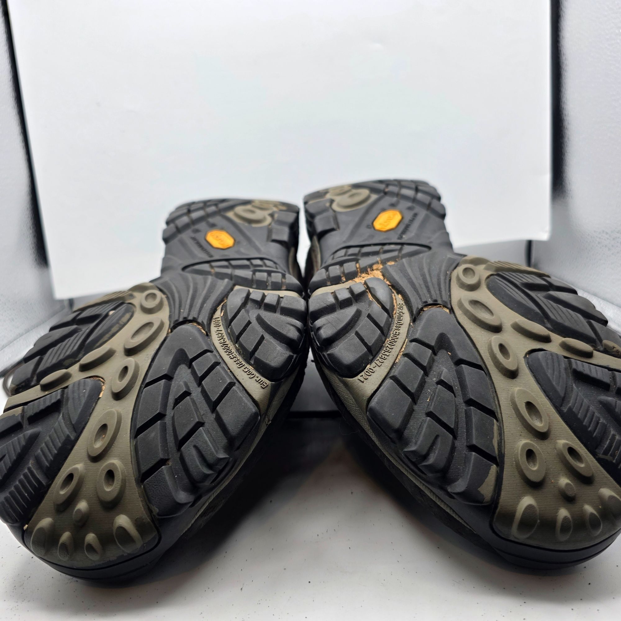 Merrell Merrell Moab Mens Size 15 Brown Hiking Shoes Gore-Tex Vibram Size US 15 / EU 48 - 9 Thumbnail