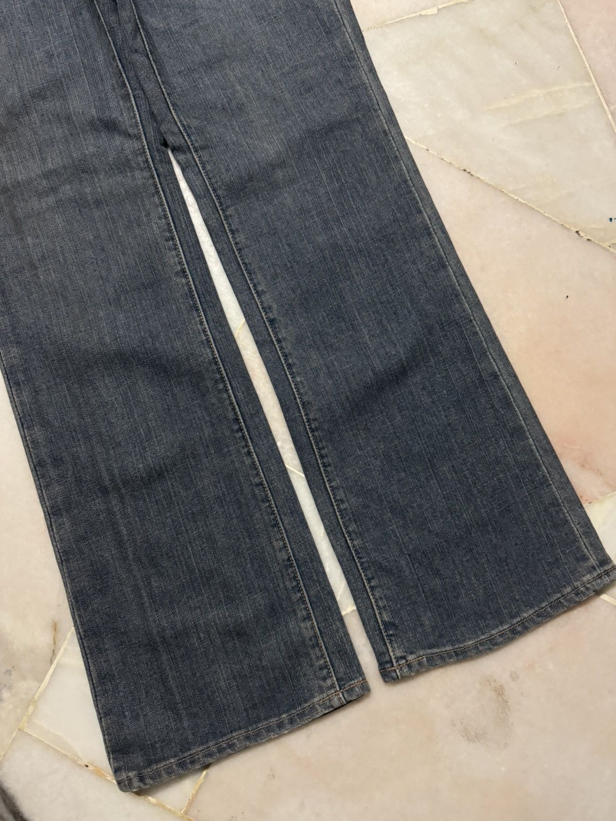 Tornado Mart 💥SLIM FLARED💥JAPANESE THE FLIRT BLUE JEANS SLIM BOOTCUT Size US 32 / EU 48 - 7 Thumbnail