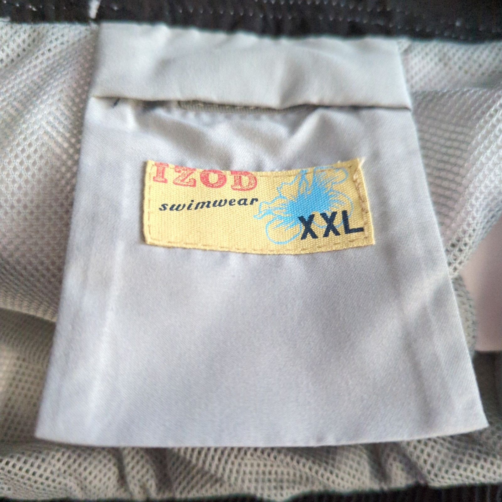 Izod IZOD White Black Striped Men's Swim Trunks XXL NEW Summer Size US 40 / EU 56 - 11 Thumbnail