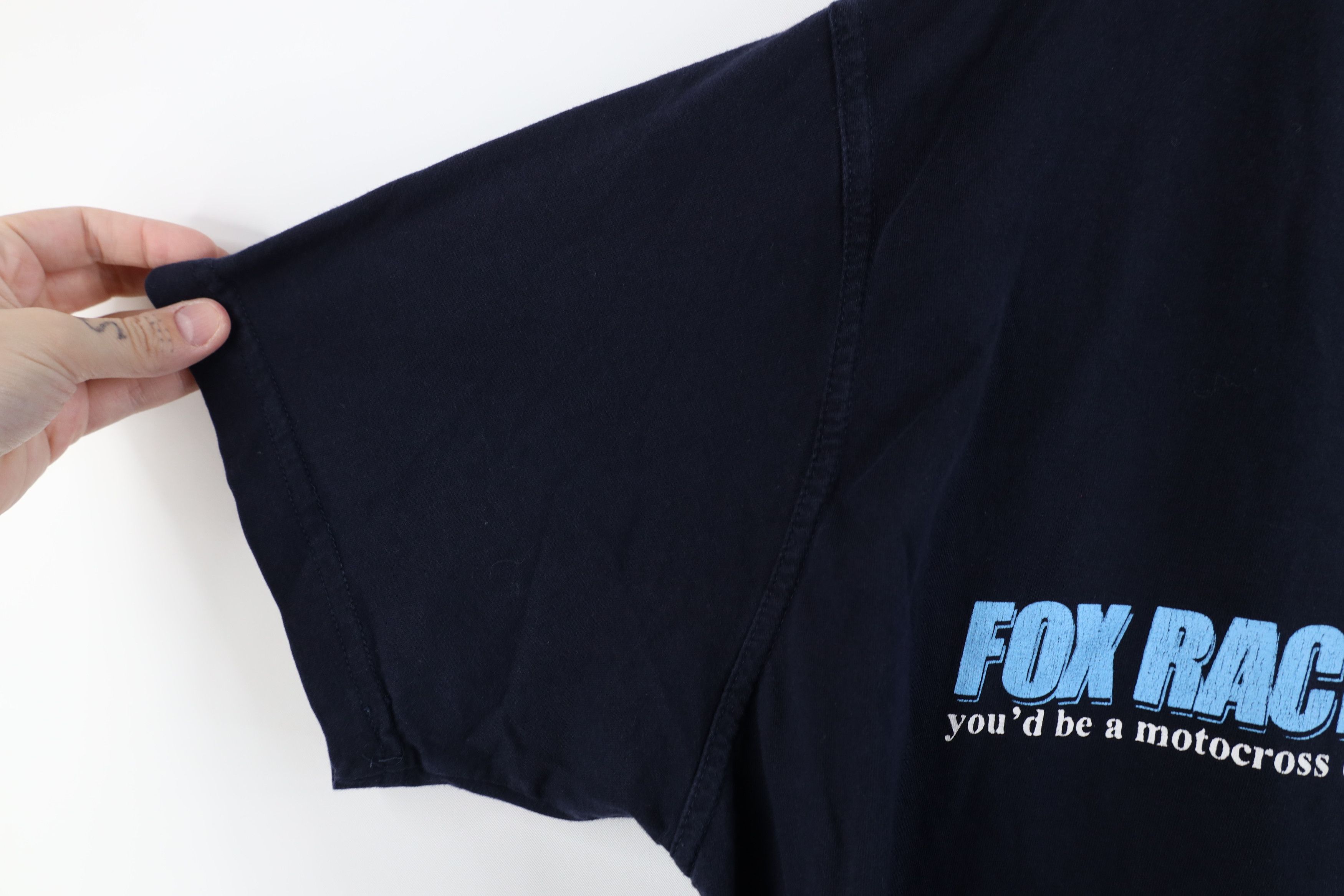 Fox Racing × Vintage Vintage 90s Fox Racing Spell Big Logo Short Sleeve T-Shirt Size US XL / EU 56 / 4 - 7 Thumbnail