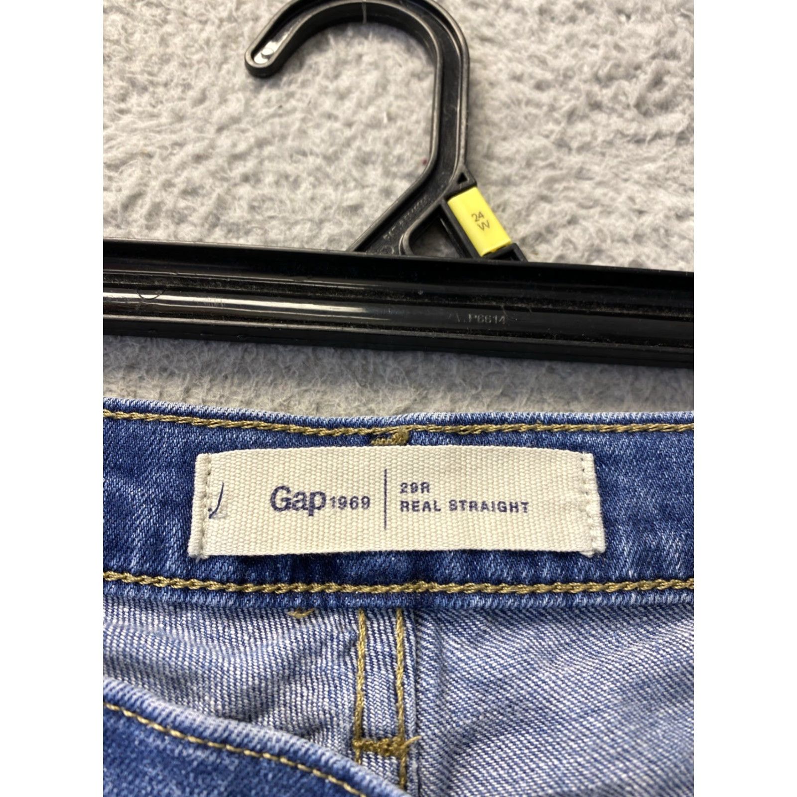 Gap VINTAGE Gap Jeans Womens 30W Blue Denim Pants Low Rise Stretch Boyfriend 1969 Classic Size 30" / US 8 / IT 44 - 3 Thumbnail