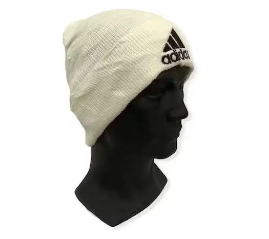 Adidas Vintage Adidas Big Logo Beanie Hat Size ONE SIZE - 3 Thumbnail