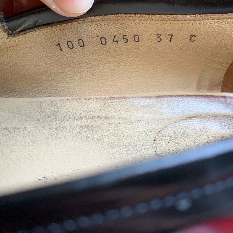 Gucci Gucci Black Loafers with Unique Detailing -2508 Size US 6.5 / EU 39-40 - 9 Thumbnail