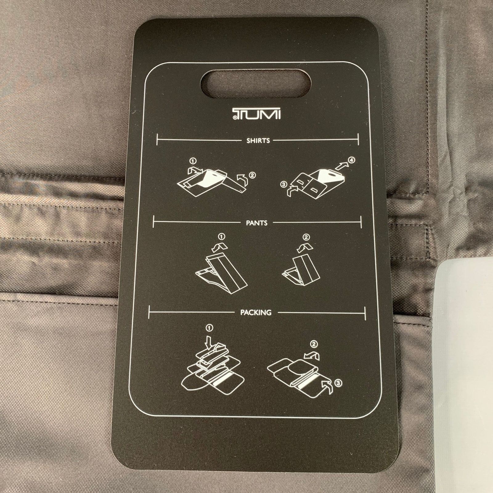 Tumi TUMI Black Nylon Packable Hook Loop Garment Bag Size ONE SIZE - 4 Thumbnail
