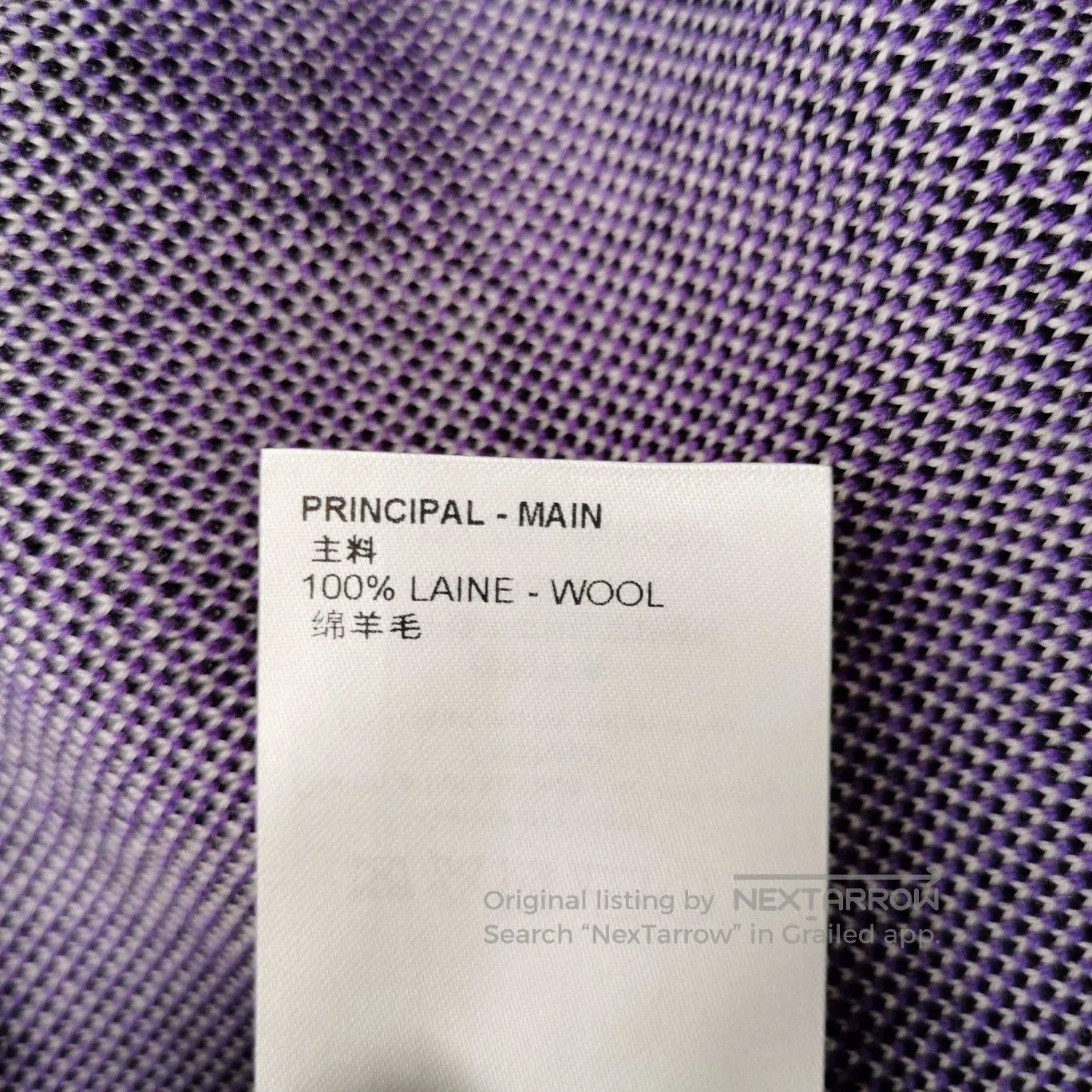 Louis Vuitton Louis Vuitton Purple Crewneck Wool Blend Sweater M. Size US M / EU 48-50 / 2 - 8 Thumbnail