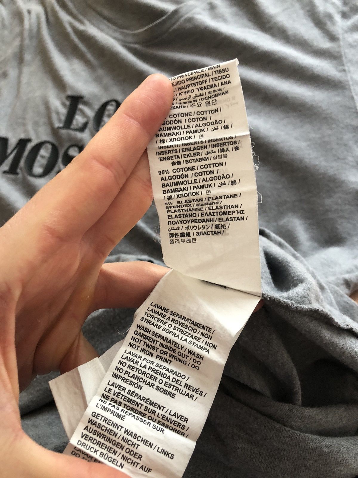 Moschino LOVE MOSCHINO VINTAGE DESIGNER QUALITY TEE SHIRT Size US L / EU 52-54 / 3 - 5 Thumbnail