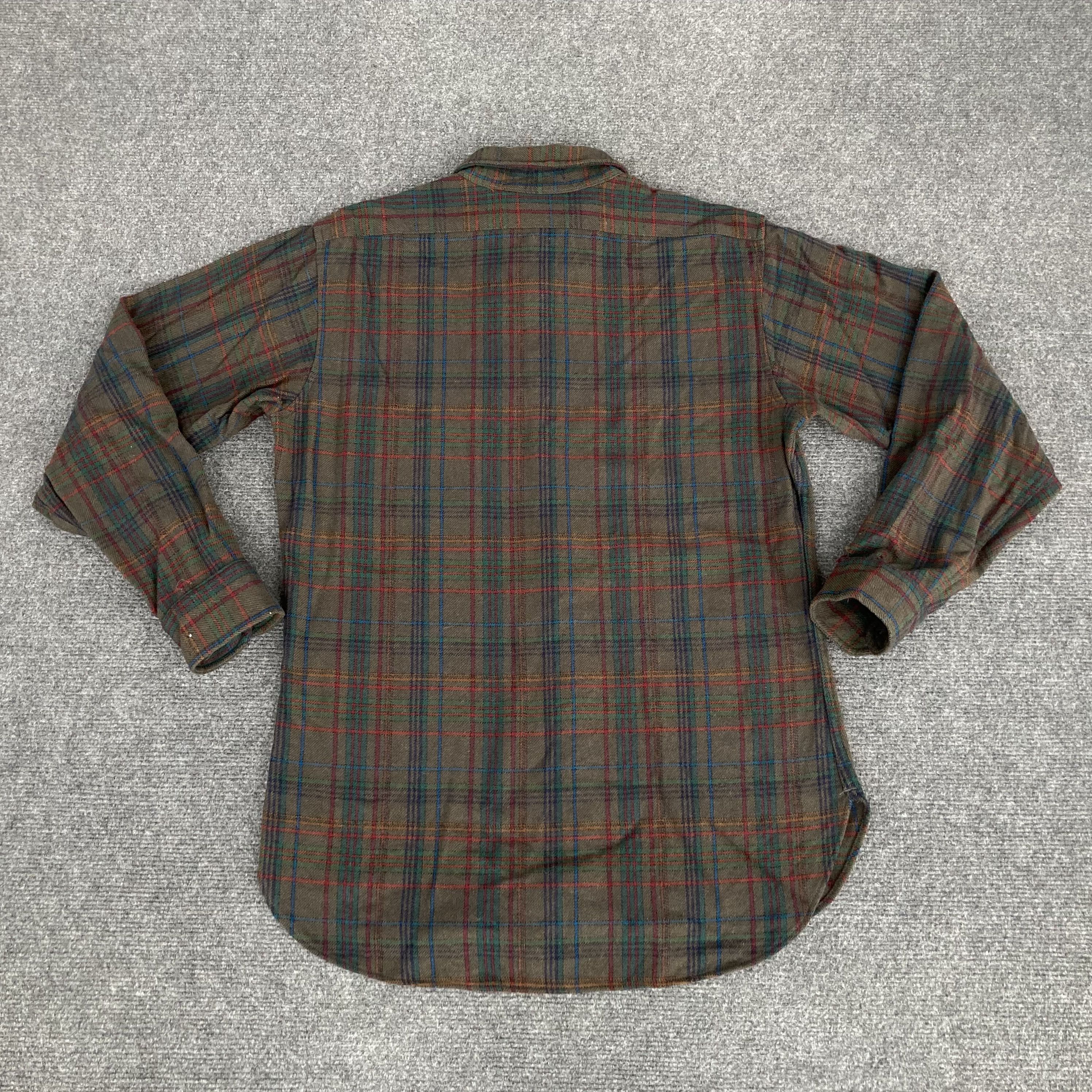 Flannel Vtg Pendleton Shadow Wool 80s Shirt Size US M / EU 48-50 / 2 - 9 Thumbnail