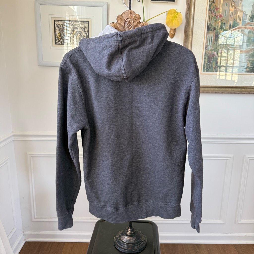 Champion Champion Charcoal Grey Appliqué Embroidered Hoodie M Size US M / EU 48-50 / 2 - 4 Thumbnail