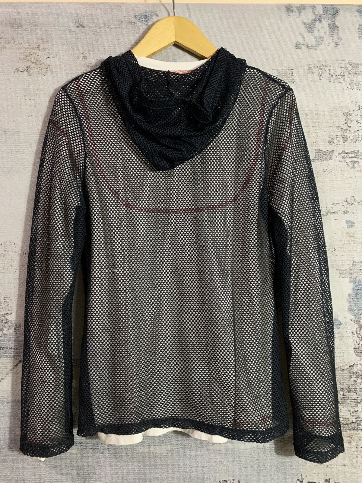 Beauty Beast × Japanese Brand Japanese Undefined Fishnet Hoodies Size US M / EU 48-50 / 2 - 2 Thumbnail