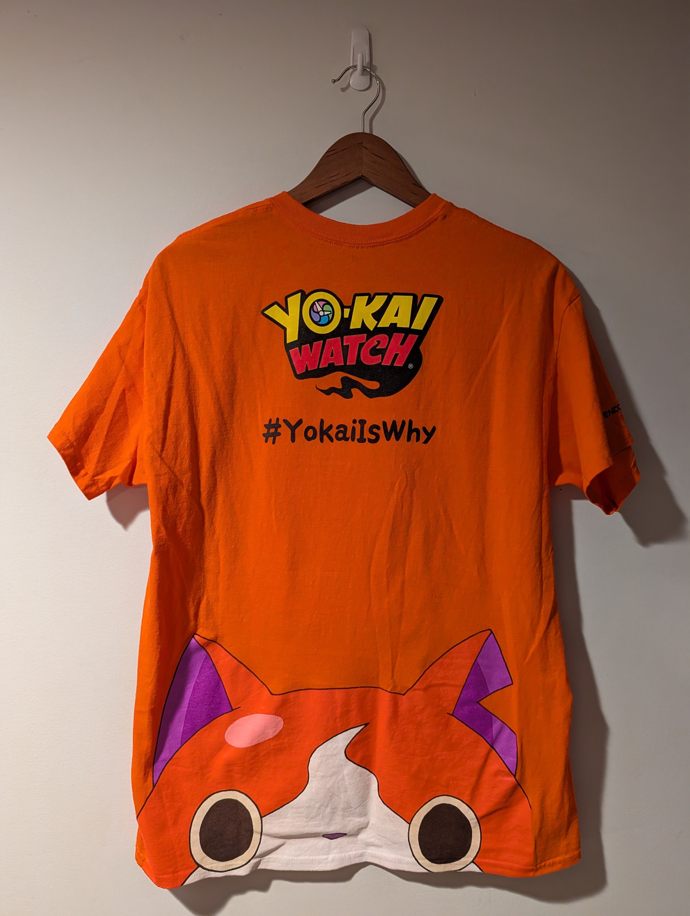Nintendo VTG Nintendo Yo-Kai Watch Jibanyan Graphic T-Shirt #YokaiIs Size US L / EU 52-54 / 3 - 6 Thumbnail