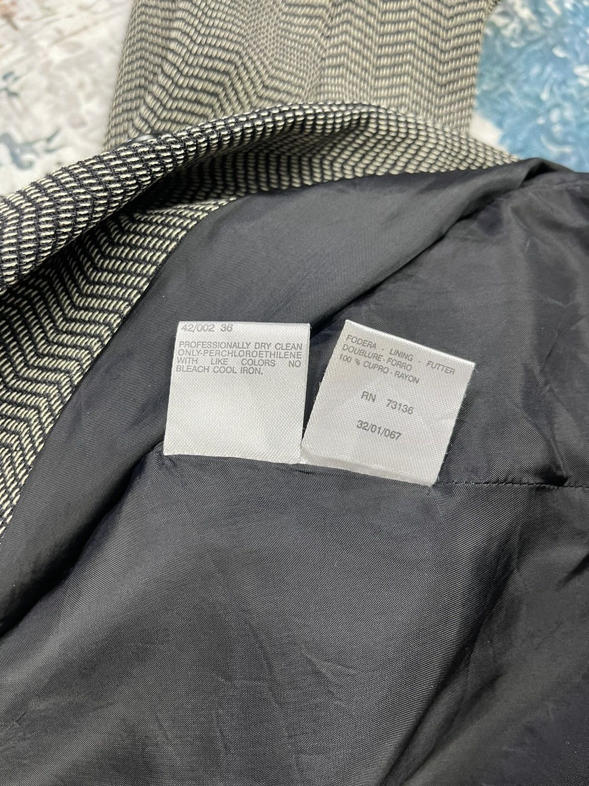 Max Mara MAX MARA SINGLE BREASTED CHEVRON BLAZERS Size XS / US 0-2 / IT 36-38 - 7 Thumbnail