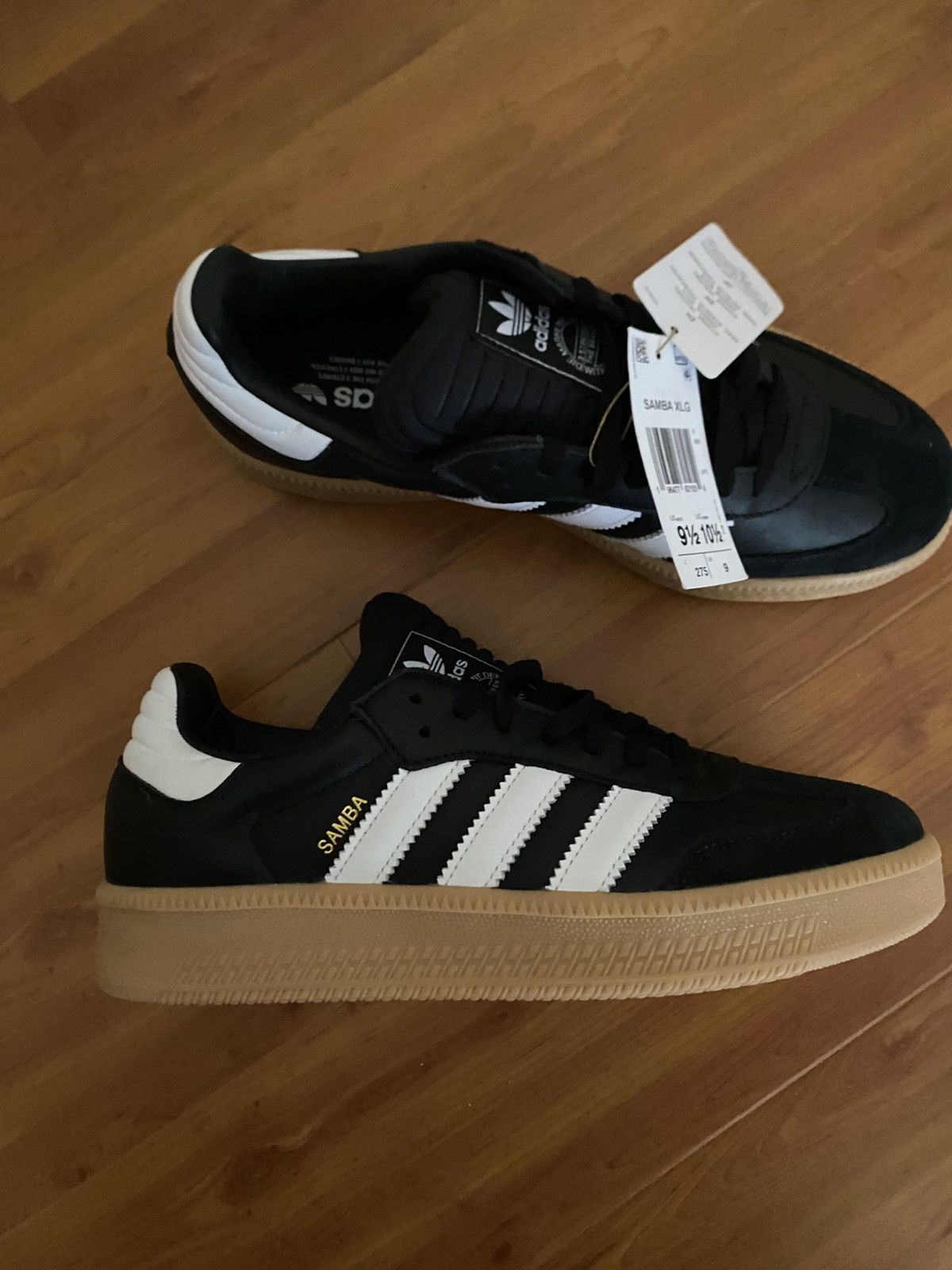 Adidas Adidas Samba XLG Core Black Gum Size US 9.5 / EU 42-43 - 7 Thumbnail