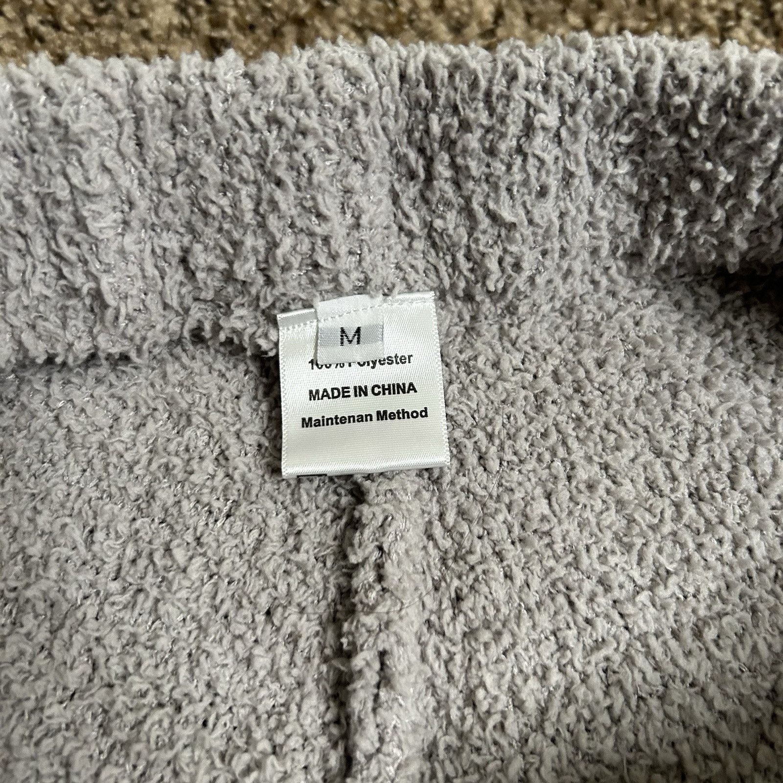 Other MEROKEETY Womens Fuzzy Fleece Long Sleeve 2 Piece Loungewear Size M / US 6-8 / IT 42-44 - 9 Thumbnail