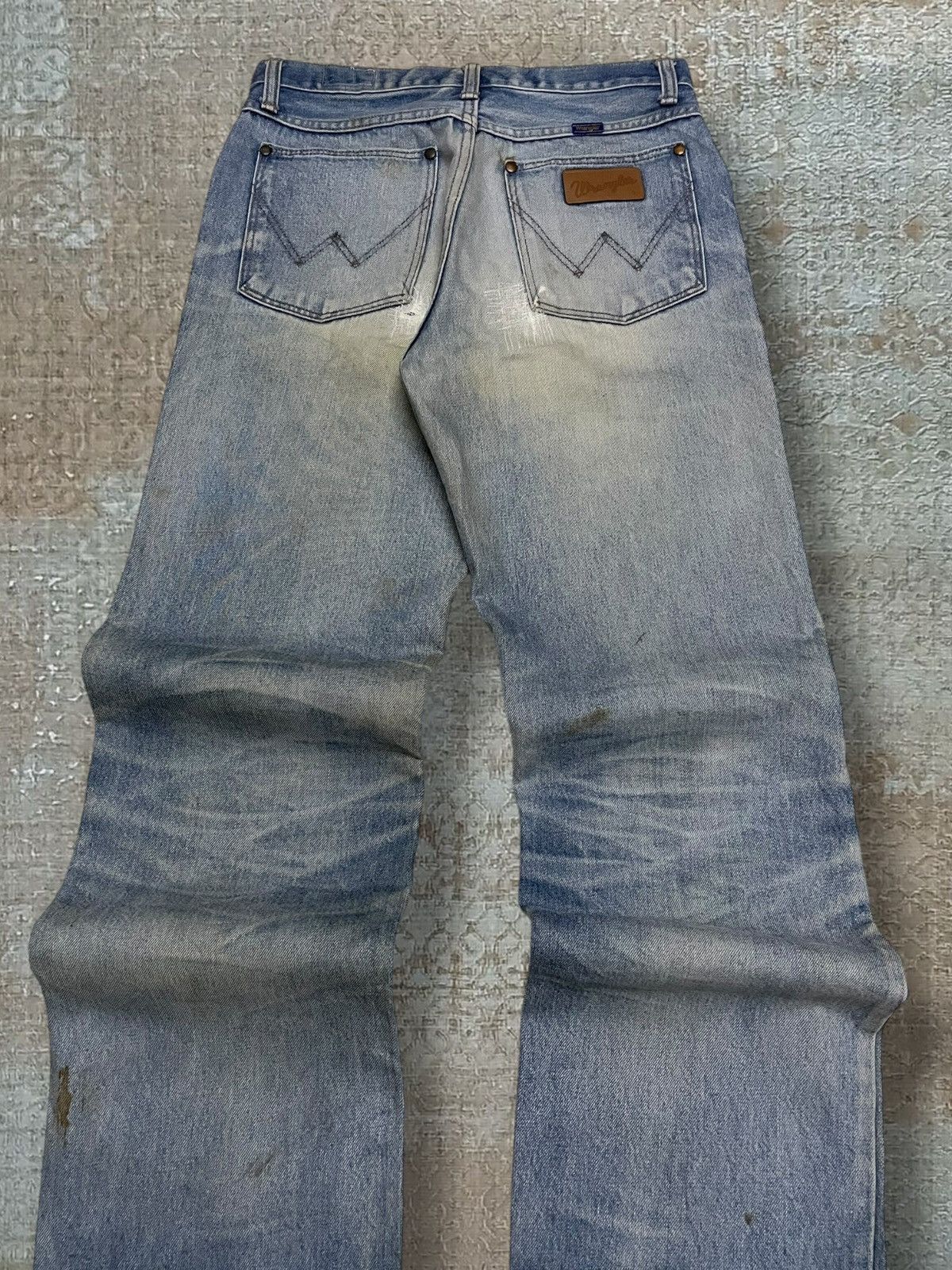 Wrangler Vintage 1990s Designer Wrangler Distressed Mudwash Denim Size US 29 - 11 Thumbnail