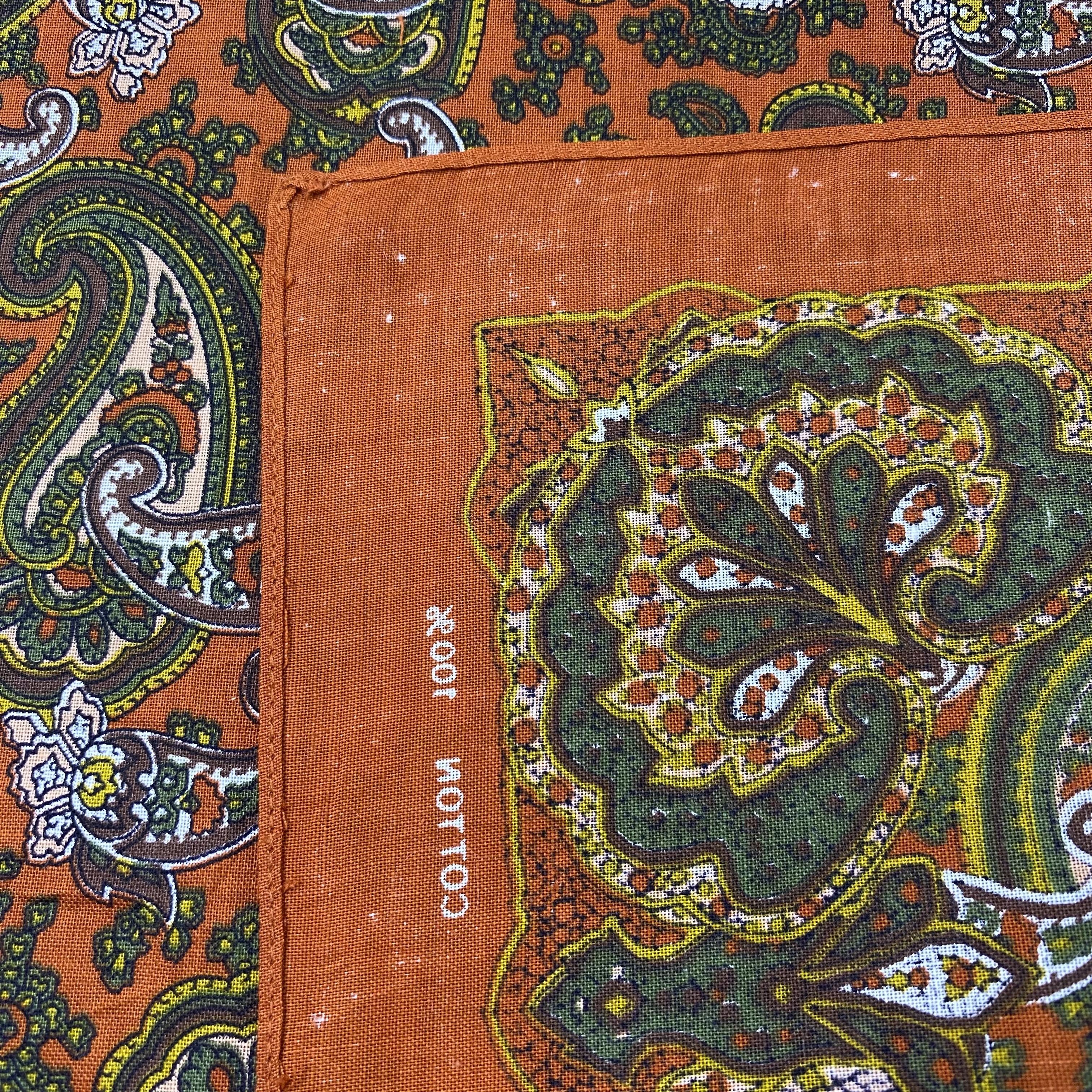 Japanese Brand Paislee Handkerchief / Bandana / Neckerchief-B1424 Size ONE SIZE - 6 Thumbnail