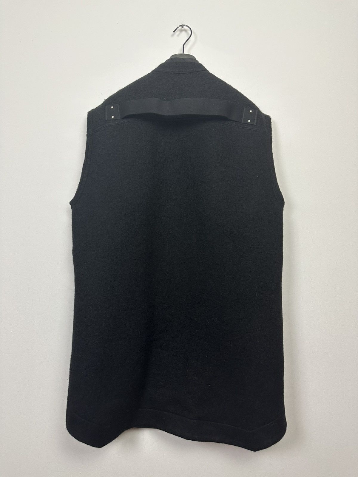 Rick Owens FW22 ‘STROBE’ Jumbo Fogpocket Boiled Wool Vest Size US M / EU 48-50 / 2 - 4 Thumbnail