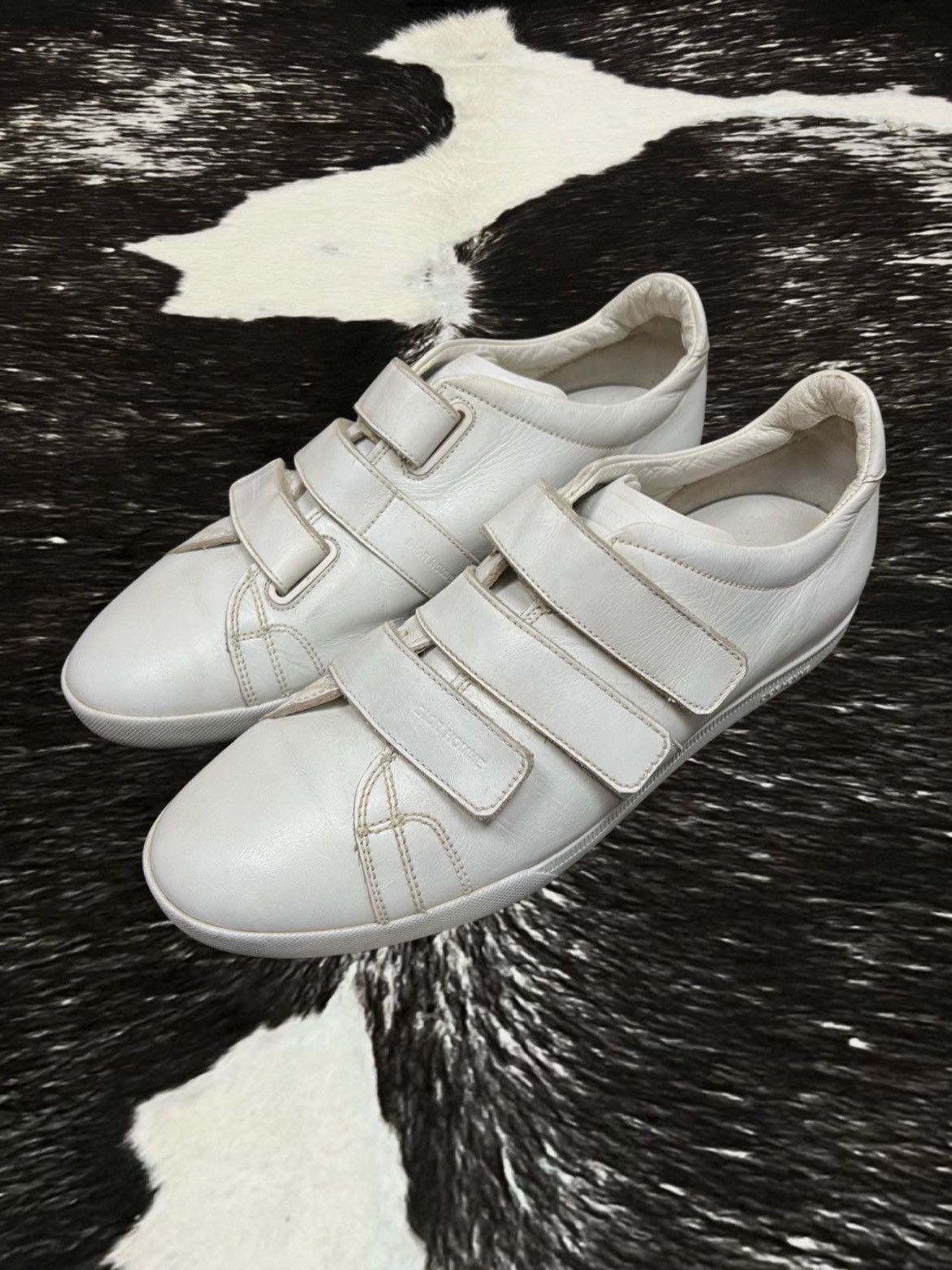Dior Dior Homme SS07 Triple Velcro Strap Low-Top Sneaker Size US 8 / EU 41 - 2 Thumbnail