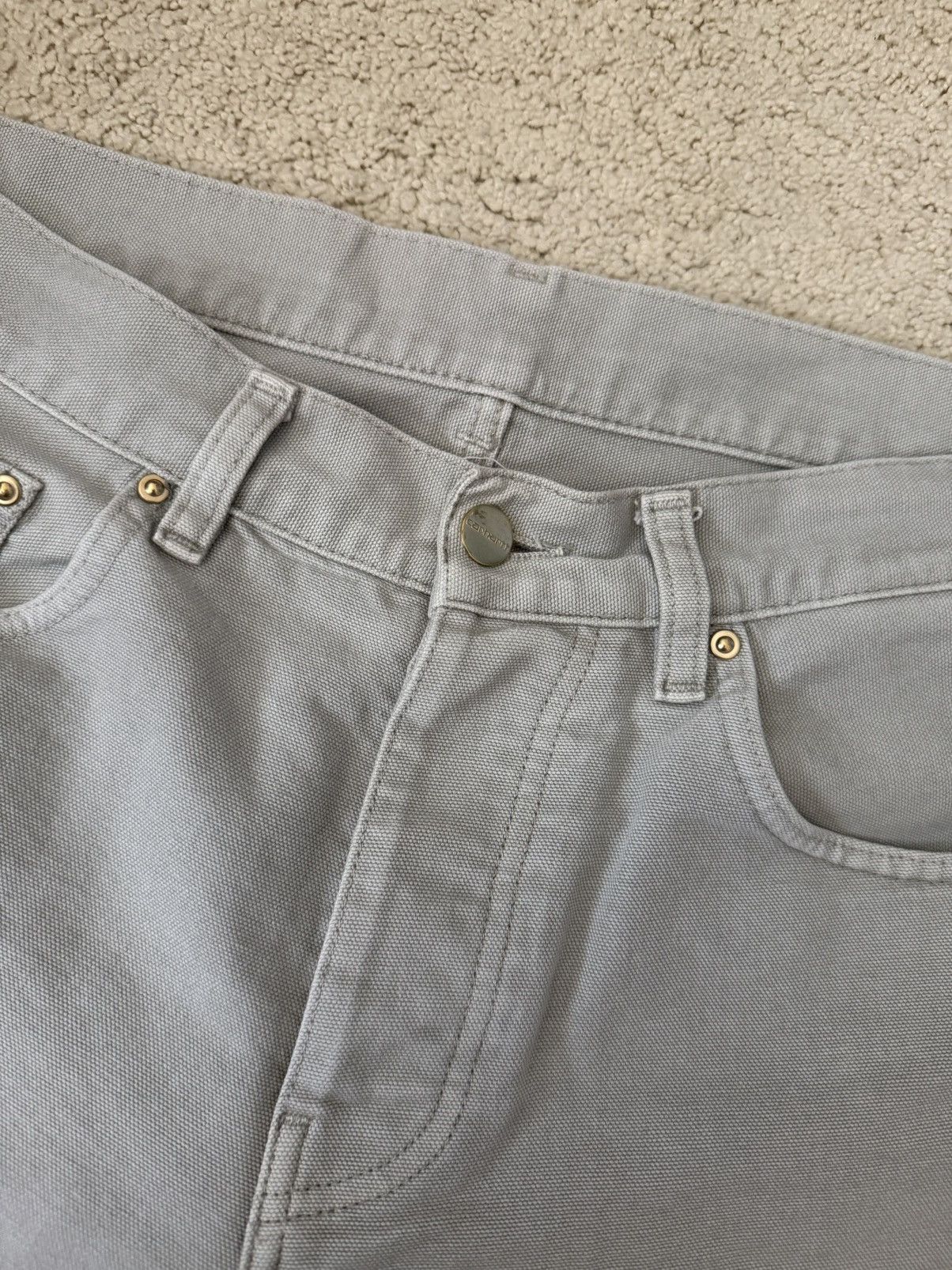 Carhartt Carhartt Work In Progress Men's Newel Organic Cotton Pants Size US 30 / EU 46 - 3 Thumbnail