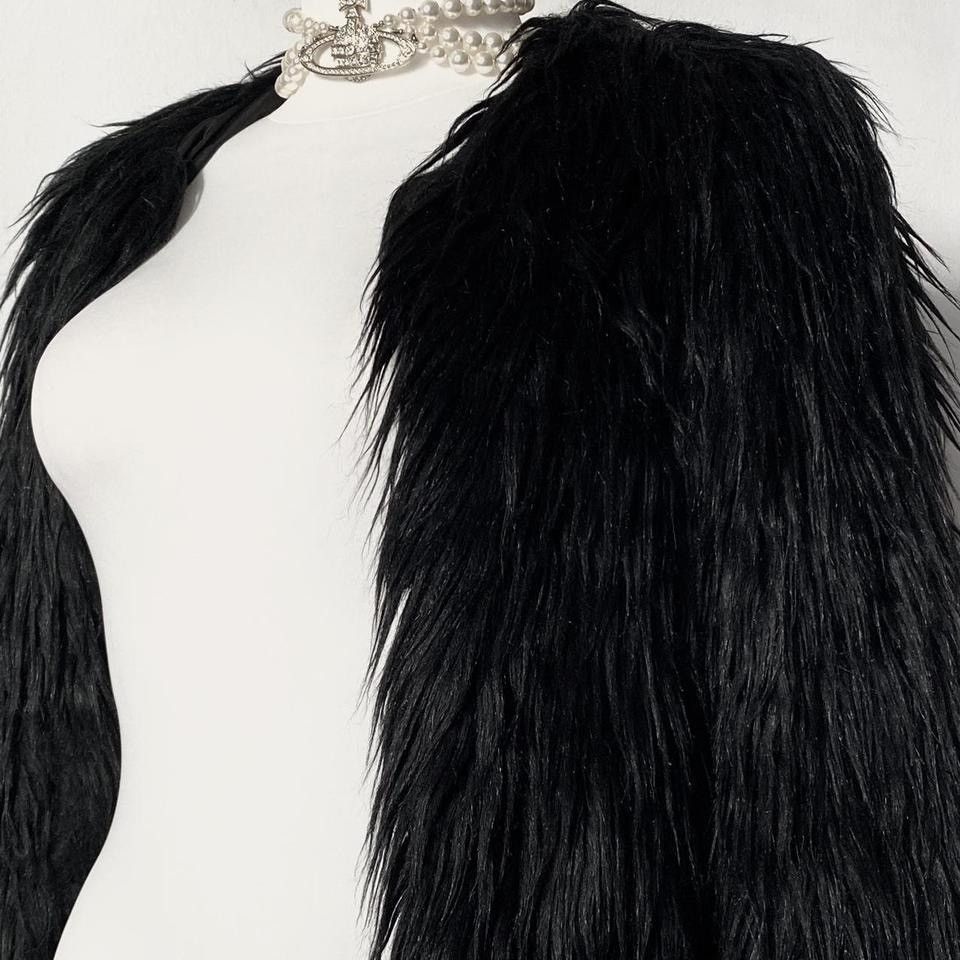 Vintage Avant - Garde faux fur Yeti coat Size S / US 4 / IT 40 - 2 Thumbnail