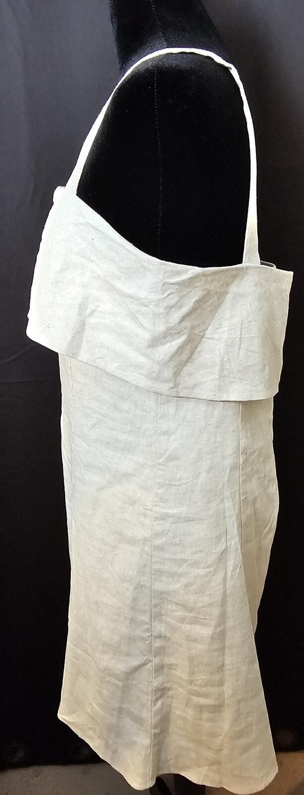 Banana Republic NWT Banana Republic Dress Tan Womens Size 10 Linen Size L / US 10 / IT 46 - 3 Thumbnail