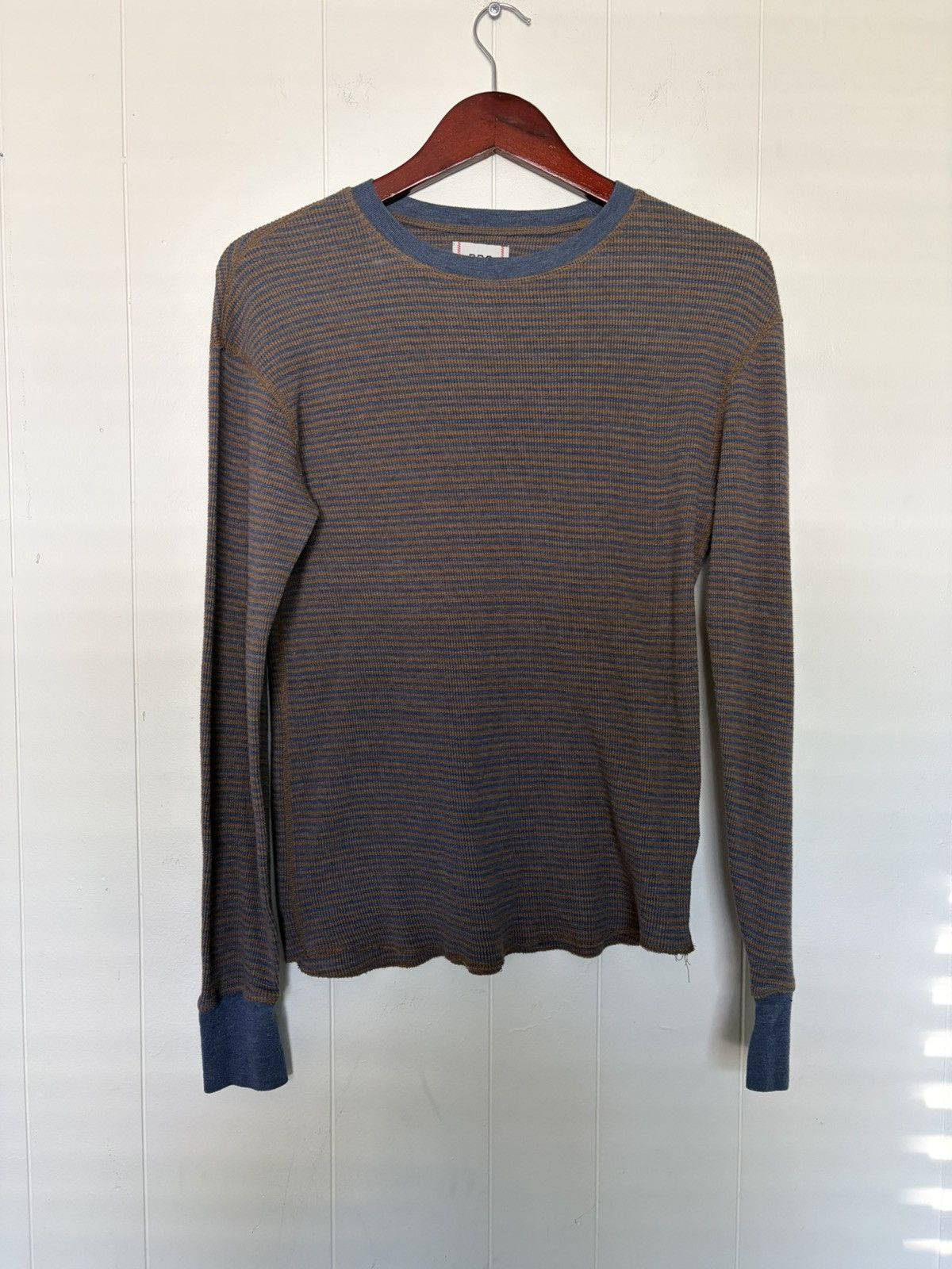 Bdg BDG brown striped long sleeve thermal top Size US S / EU 44-46 / 1 - 1 Thumbnail