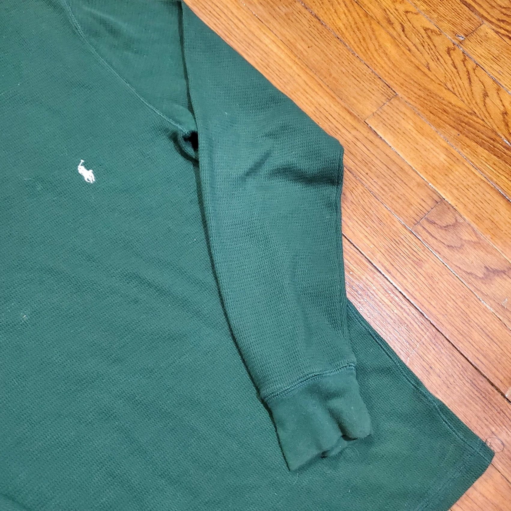 Polo Ralph Lauren Polo Ralph Lauren Shirt Mens M Green Sleepwear Waffle Knit Thermal Top Size US M / EU 48-50 / 2 - 3 Thumbnail