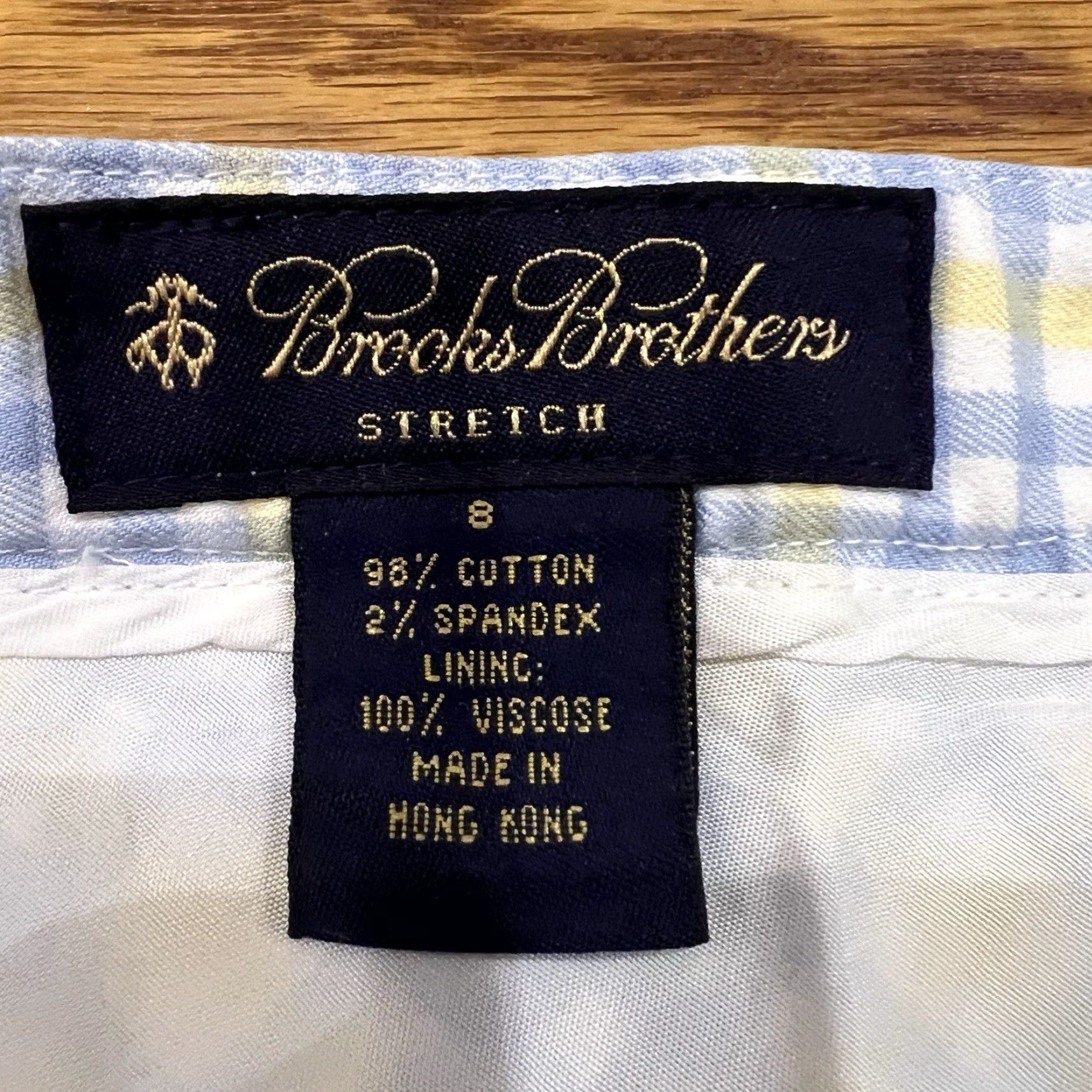 Brooks Brothers VINTAGE Brooks Brothers Women's A-Line Skirt Cotton Argyle Knee-Length Spring Fall Casual Conference Dressy 8 Size 30" / US 8 / IT 44 - 3 Thumbnail