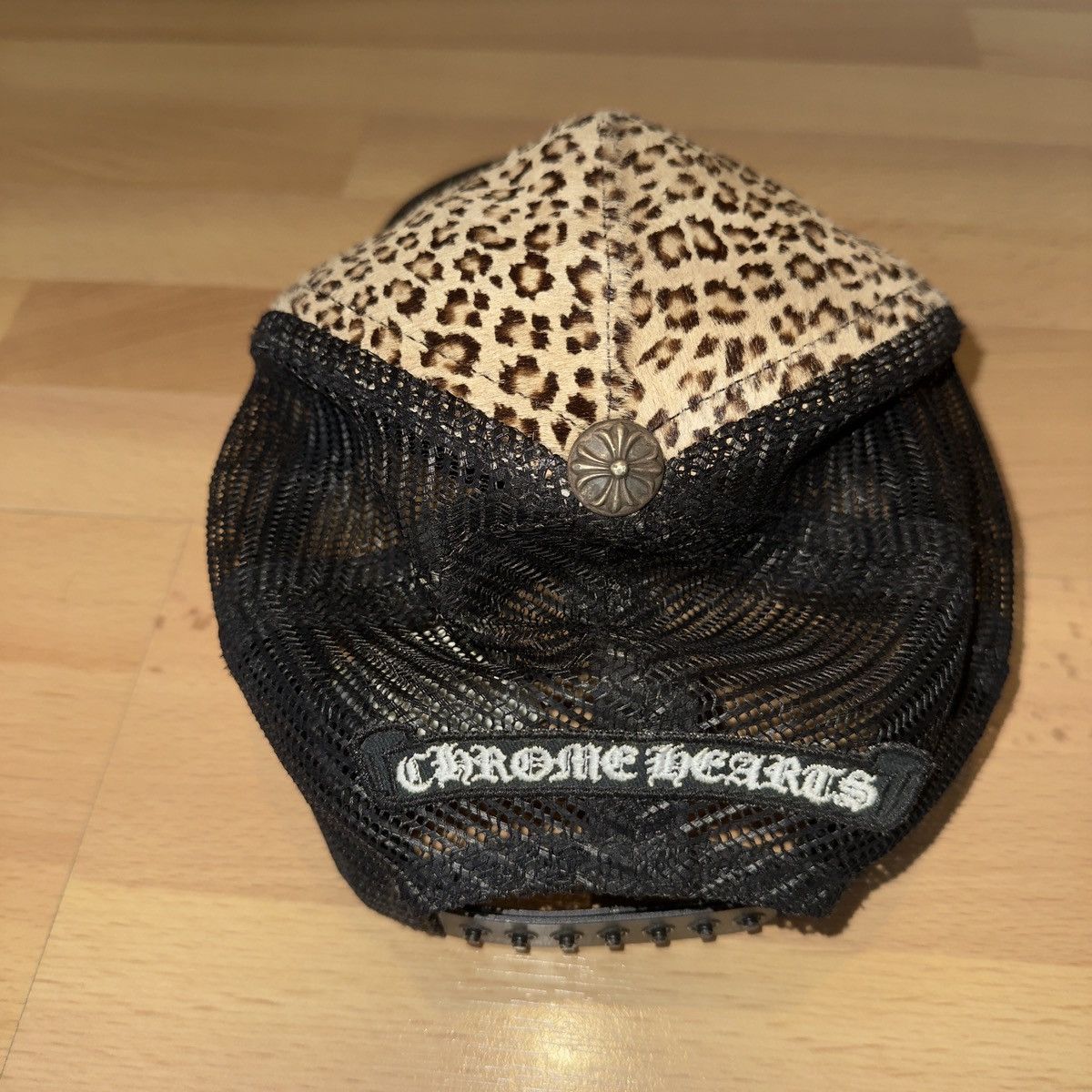 Chrome Hearts Chrome Hearts Leopard Print Hat w/ Leather Cross Patches Size ONE SIZE - 6 Thumbnail