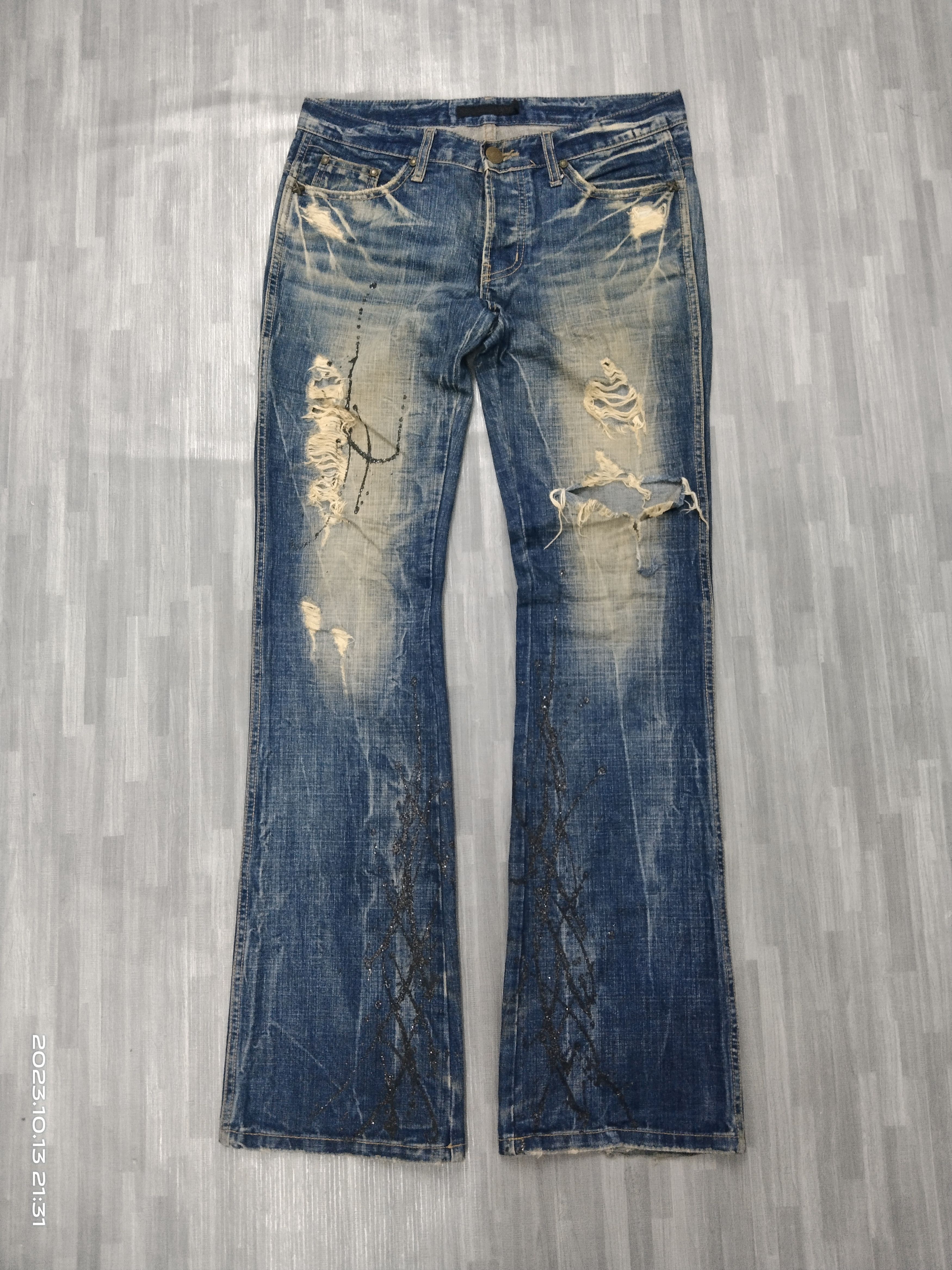Other FLARE SICK FUGA DENIM PANTS Size 29" - 2 Thumbnail