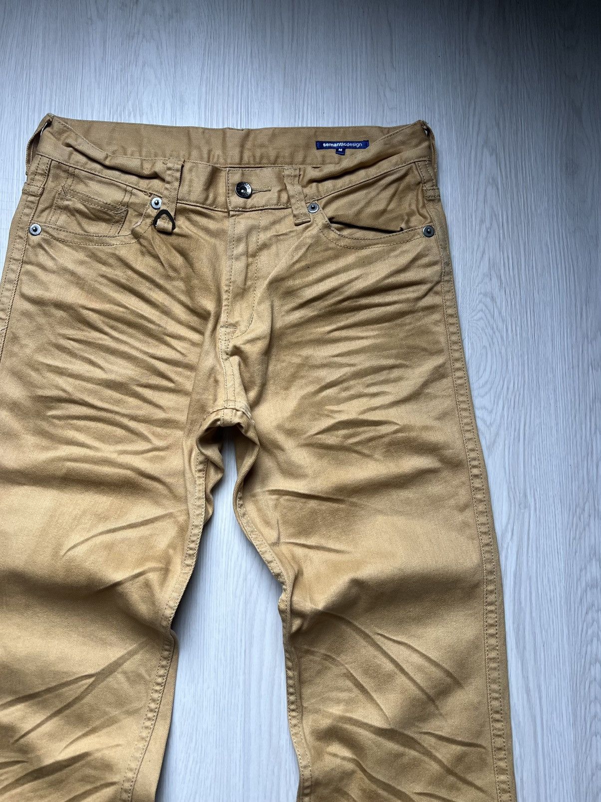 Japanese Brand Semantic Design Whiskered Spiral Cut Jeans Size US 30 / EU 46 - 3 Thumbnail