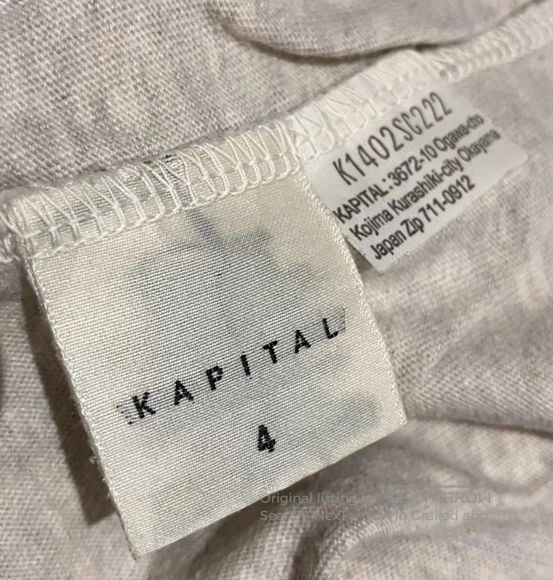 Kapital Kapital T-Shirt with Anti-War Theme. Size US M / EU 48-50 / 2 - 5 Thumbnail