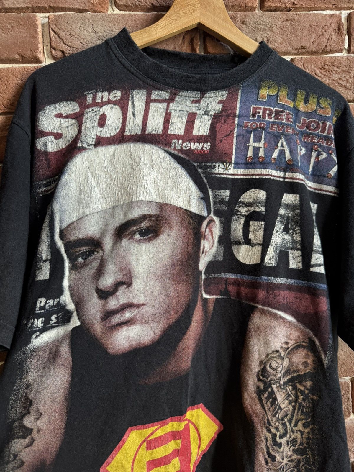 Band Tees 00s Eminem Vintage Rap Tour Tee Hip Hop Rare Band Y2K D12 L Size US L / EU 52-54 / 3 - 5 Thumbnail