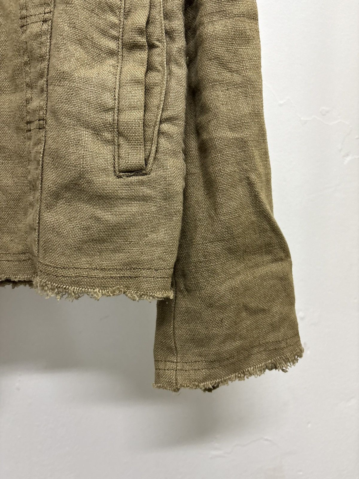 If Six Was Nine Royal Flush Linen Jacket Distressed Trucker Size US M / EU 48-50 / 2 - 5 Thumbnail