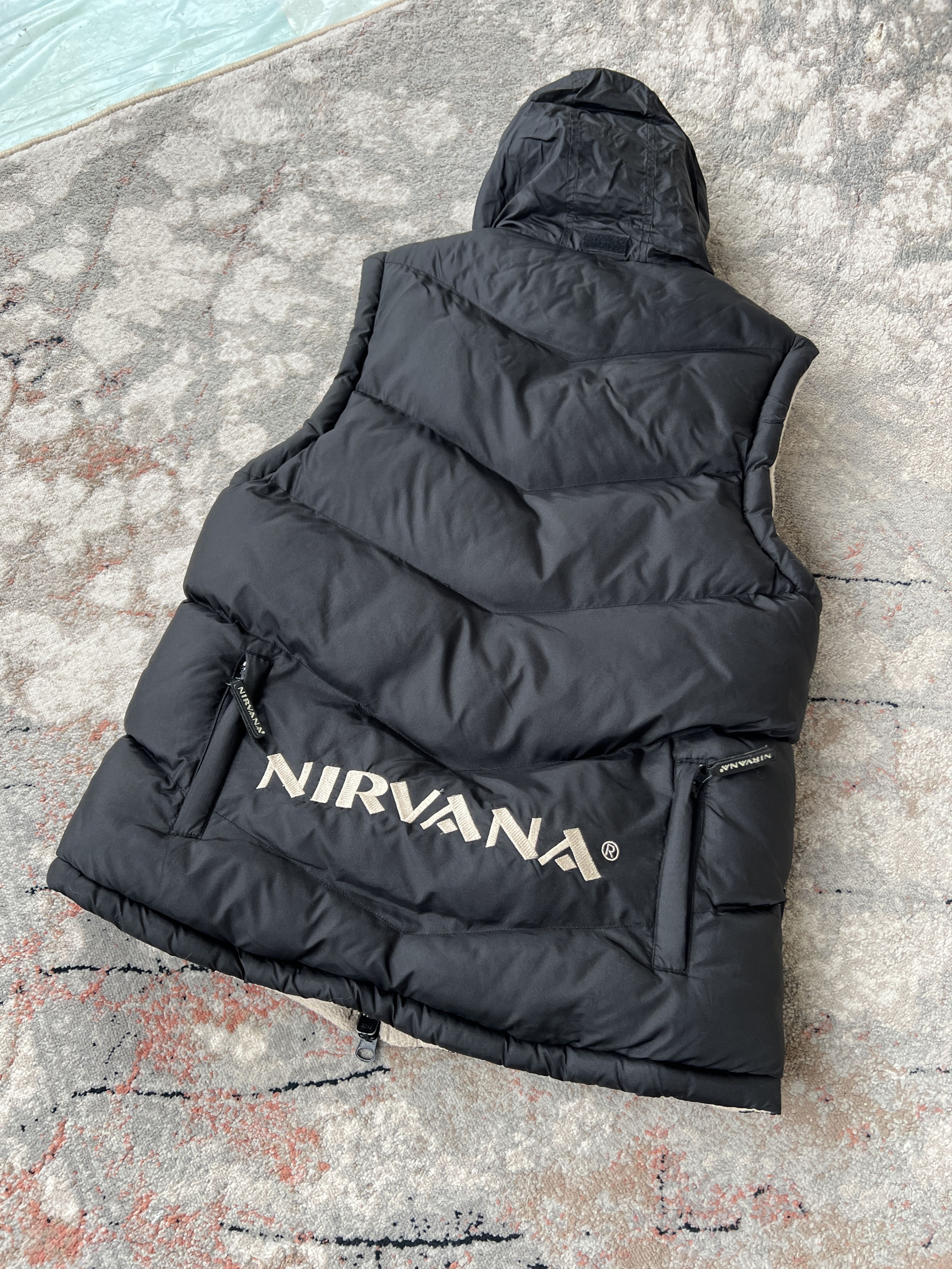 Nirvana NIRVANA Kurt Cobain Reversible Vintage Vest Size US S / EU 44-46 / 1 - 1 Thumbnail