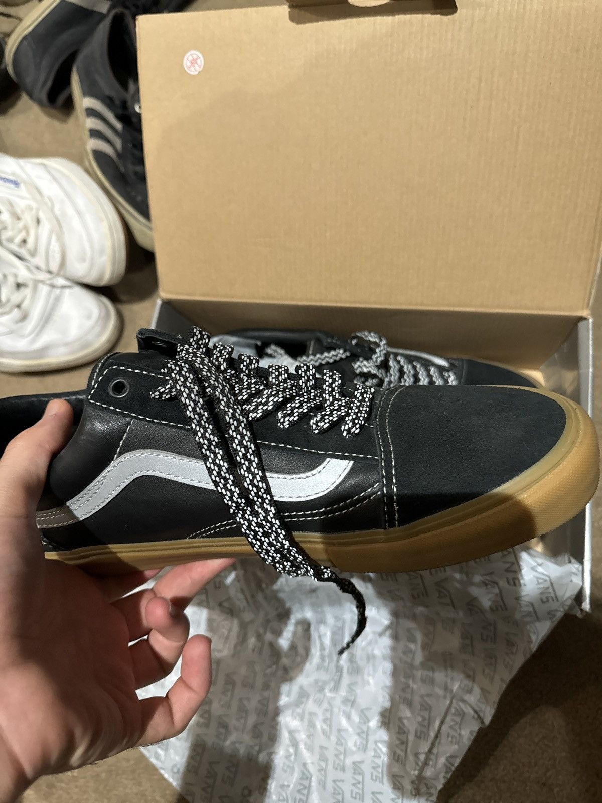 Gosha Rubchinskiy × Vans Gosha Project Black Old Skool LK 3M Laces Size US 11.5 / EU 44-45 - 2 Thumbnail