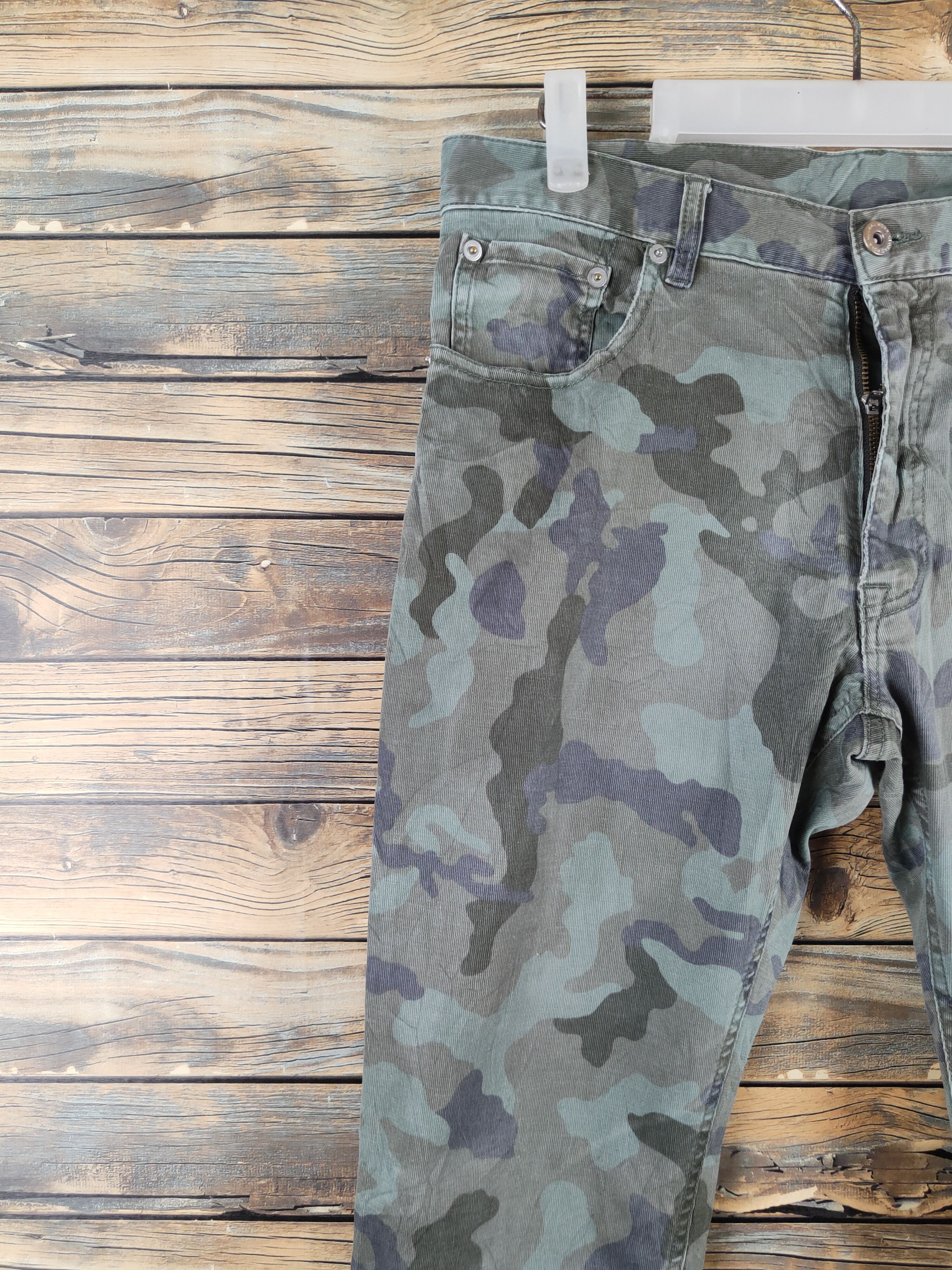 Global Work Global Work Camouflage Multipocket Casual Pants #W2204 Size US 31 - 3 Thumbnail