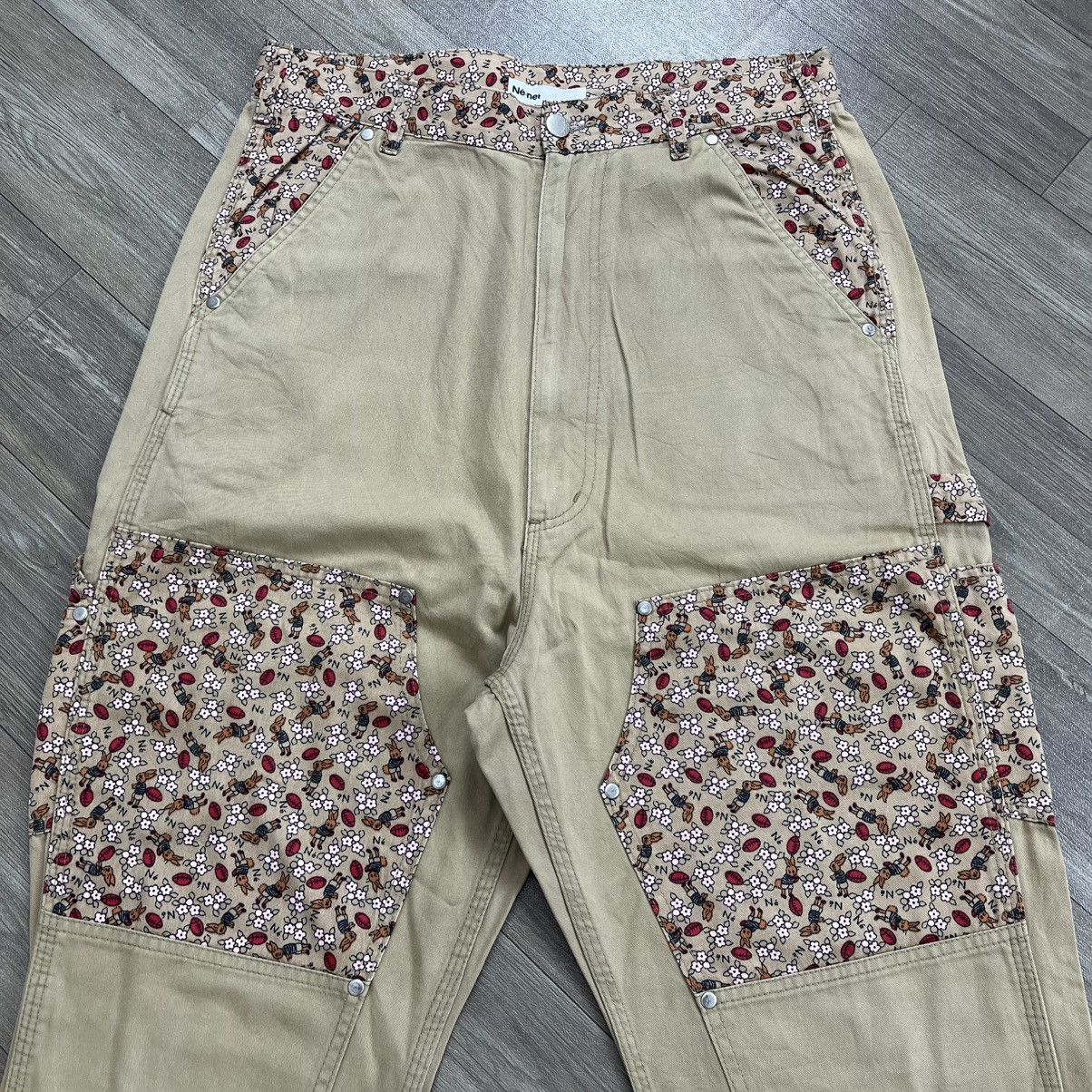 Ne-Net 2000s Ne-net Issey Miyake Carpenter Double Knee Pants Size US 30 / EU 46 - 13 Thumbnail