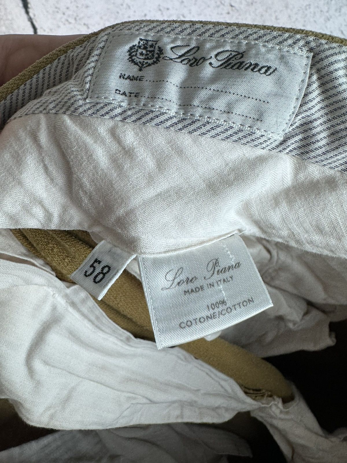 Loro Piana Loro Piana Cotton Chino Straight Trouser Pants Size US 42 / EU 58 - 5 Thumbnail