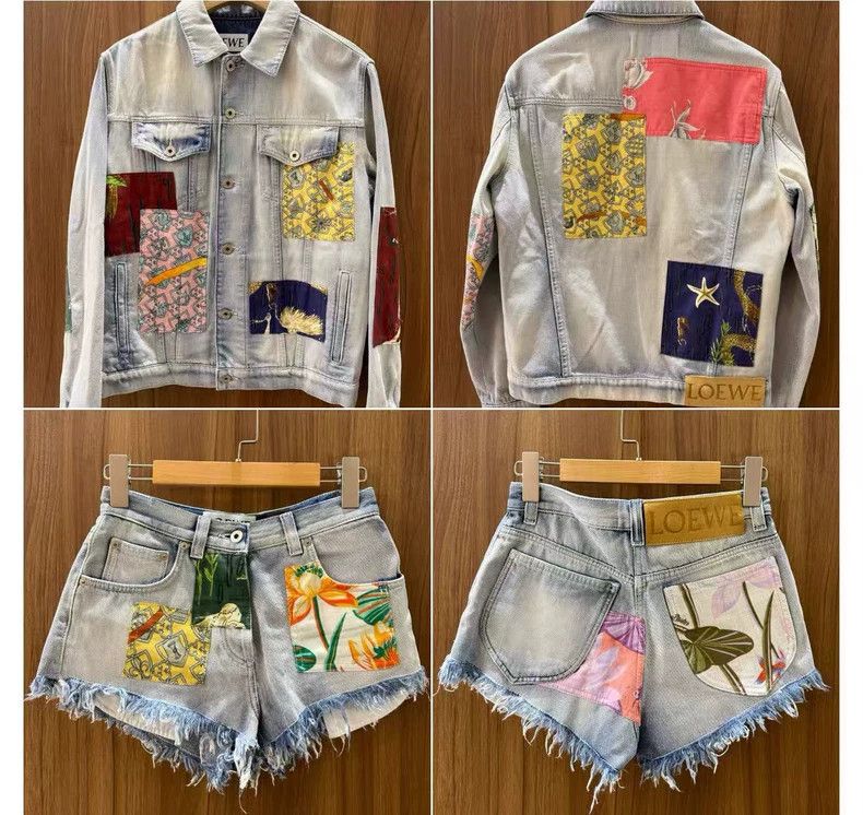 Loewe LOEWE Denim Jacket & Shorts Set - dmc Size US XS / EU 42 / 0 - 1 Thumbnail