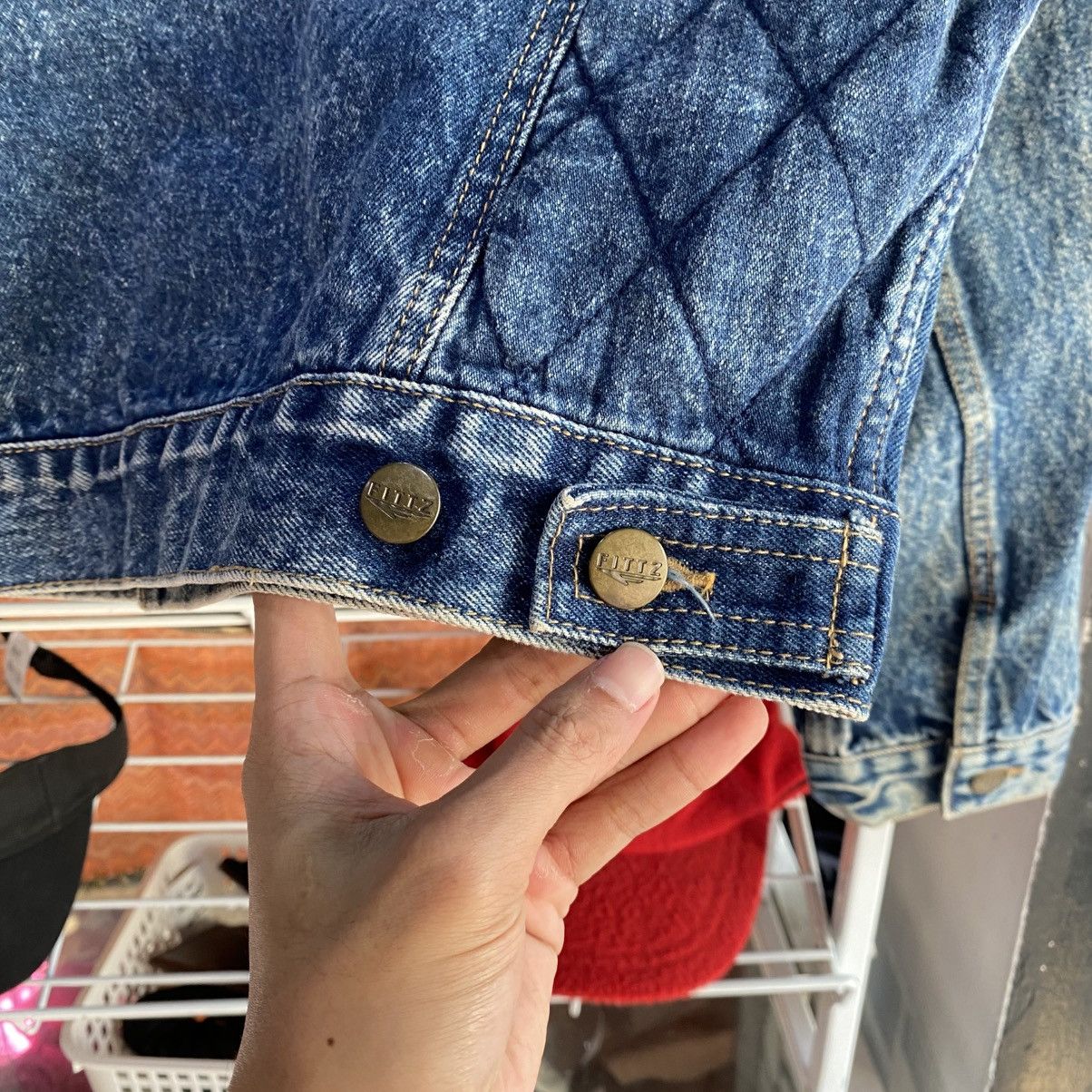 Japanese Brand Vintage Fittz International Denim Jacket Size US S / EU 44-46 / 1 - 10 Thumbnail