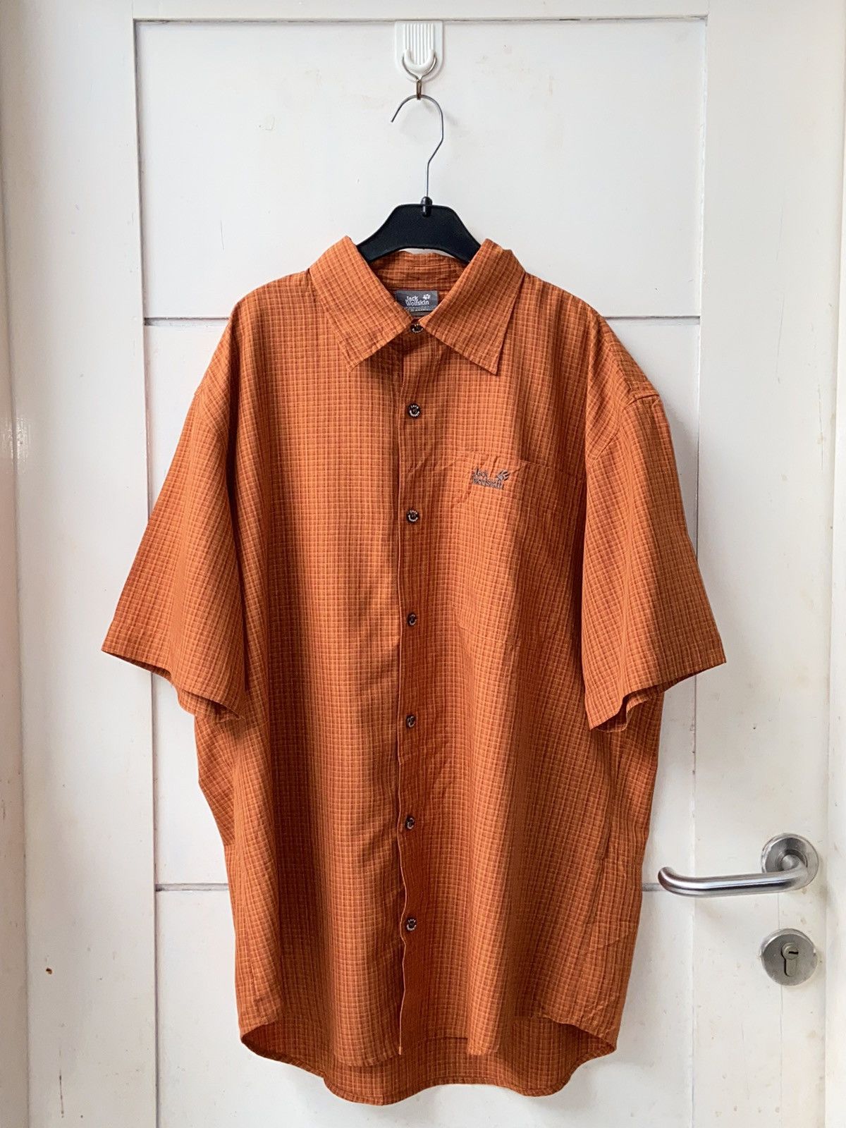 Jack Wolfskin Jack Wolfskin Orange Short Shirt Size US XXL / EU 58 / 5 - 2 Thumbnail