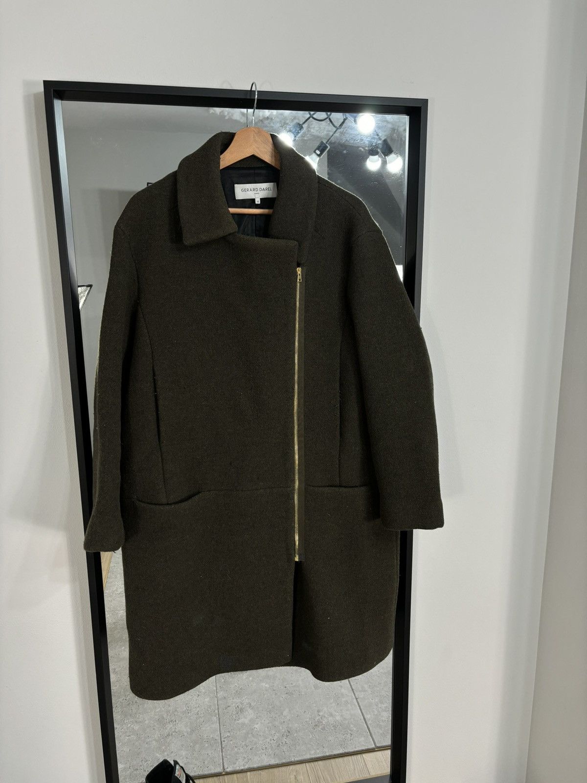 Designer × Japanese Brand Luxury Designer Gerard Darel Heavy Wool Coat Old Money Size US L / EU 52-54 / 3 - 1 Thumbnail