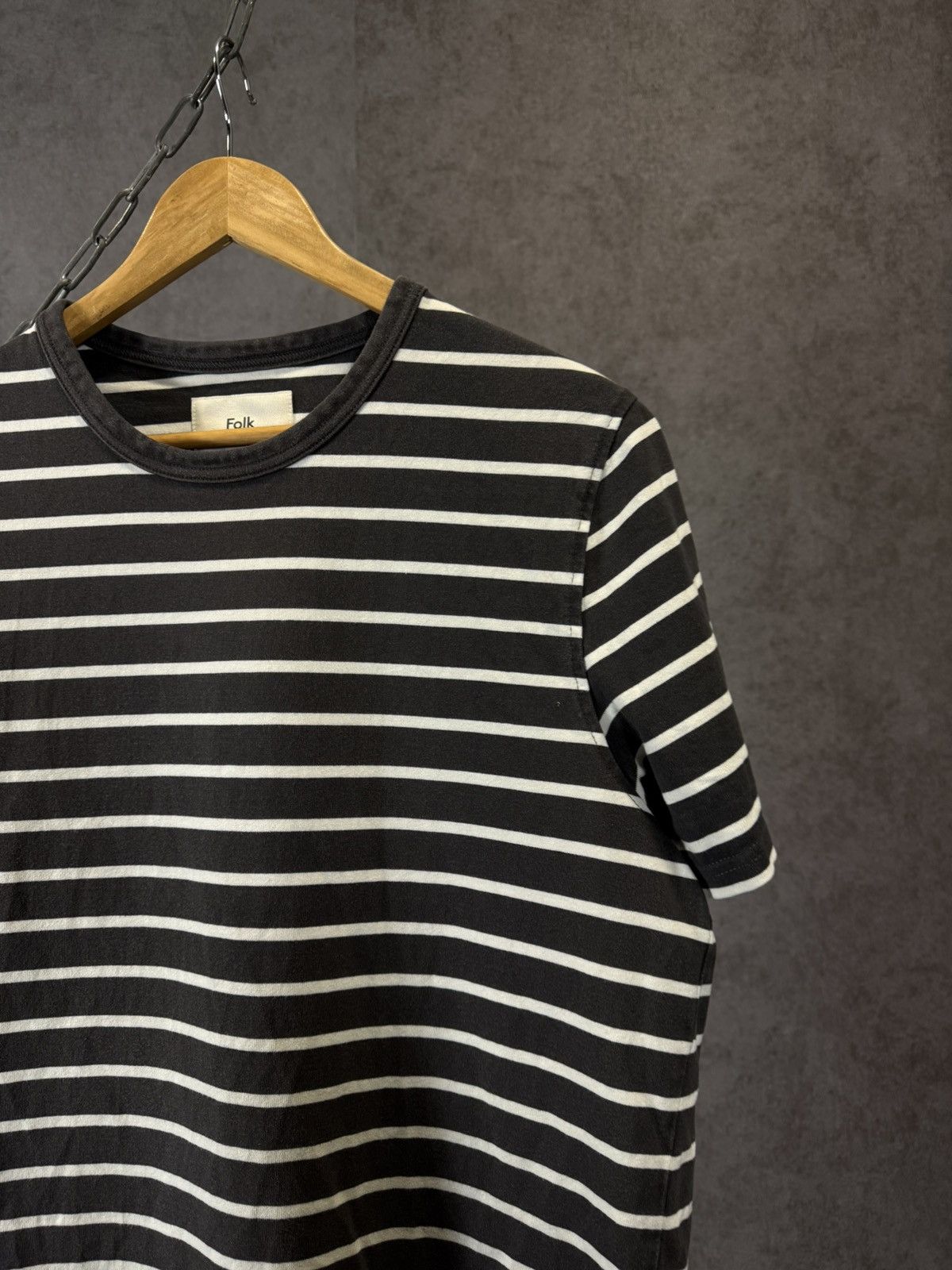 Folk Folk designer striped tee Size US L / EU 52-54 / 3 - 2 Thumbnail