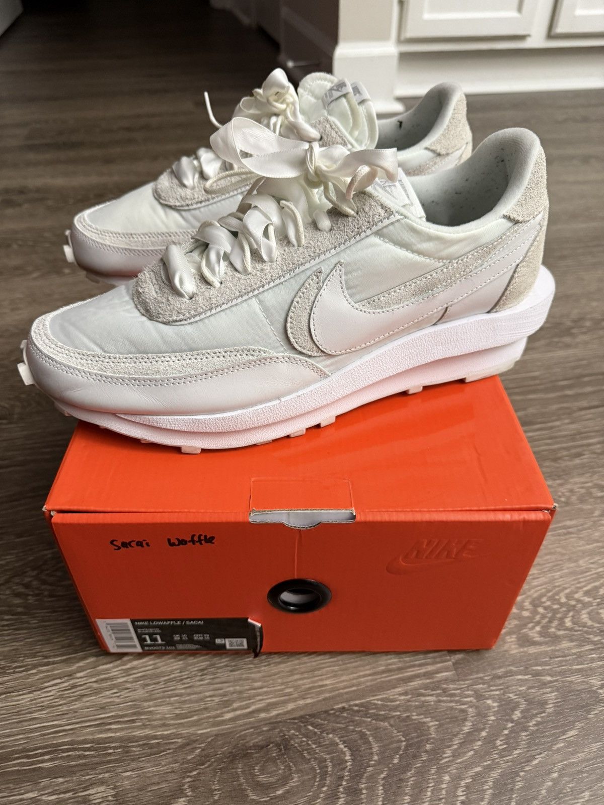 Nike Ld Waffle Sacai White | Grailed